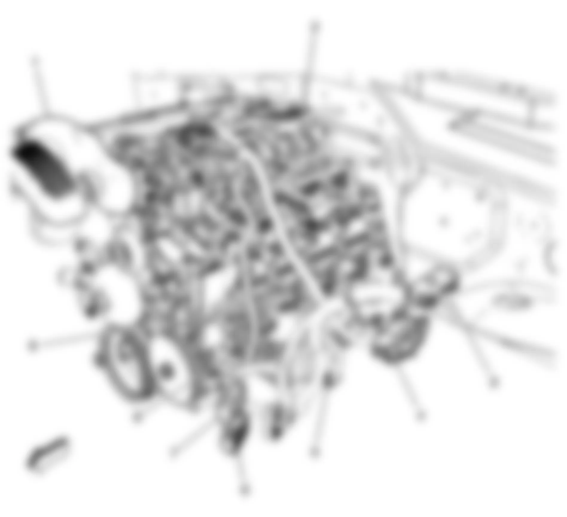 GMC Sierra 1500 2008 - Component Locations -  Left Side Of Engine Compartment (4.8L, 5.3L, 6.0L & 6.2L)