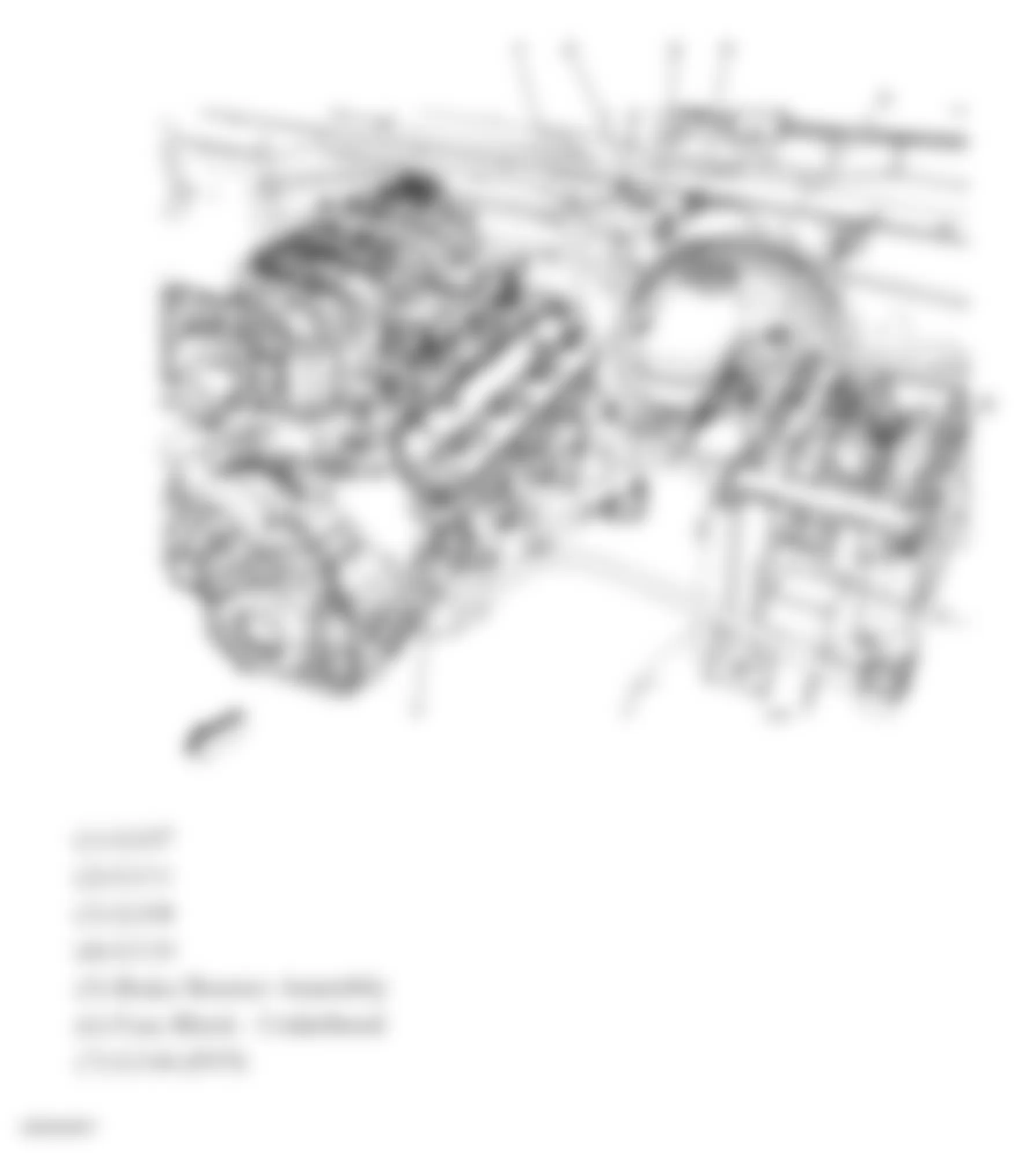 GMC Sierra 2500 HD 2008 - Component Locations -  Left Rear Of Engine Compartment