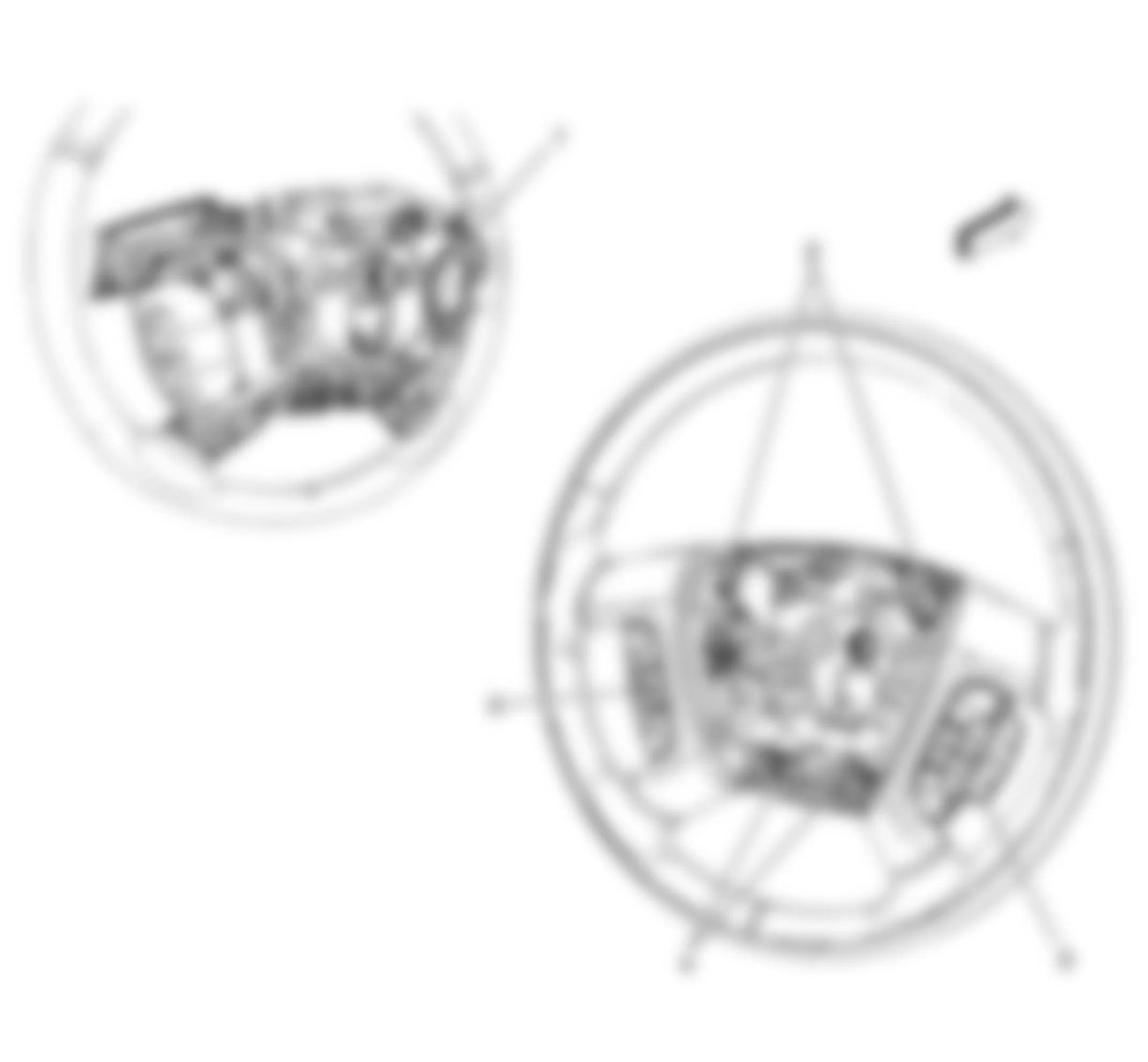 GMC Sierra 2500 HD 2008 - Component Locations -  Steering Wheel