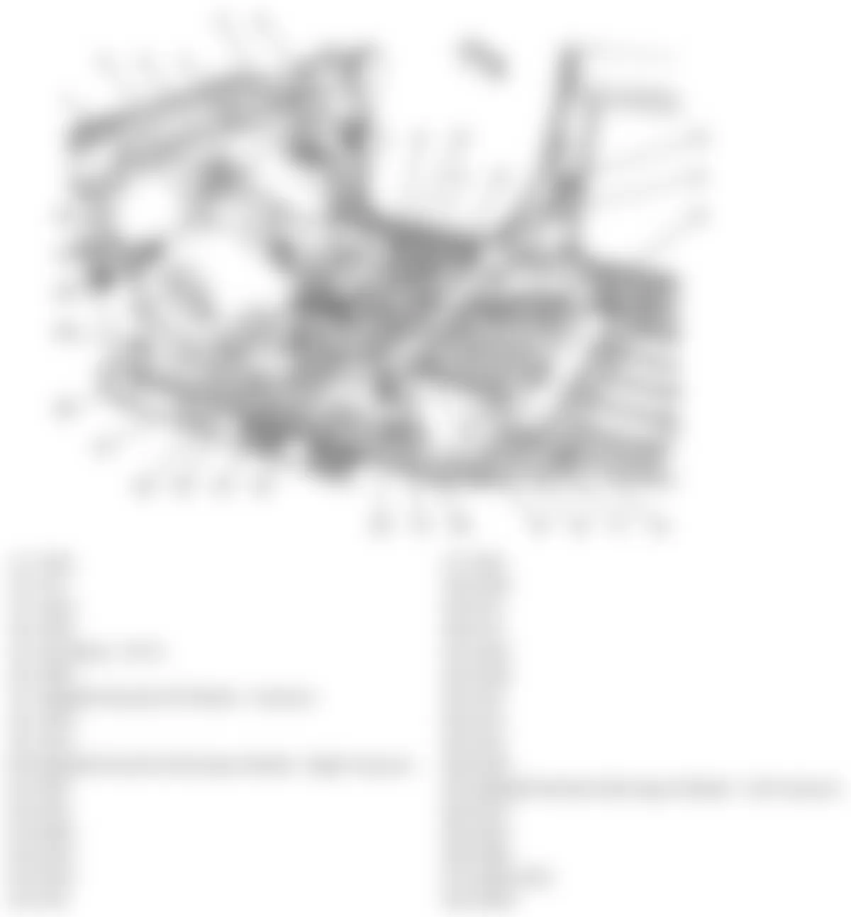 GMC Acadia SLE 2009 - Component Locations -  Passenger Compartment