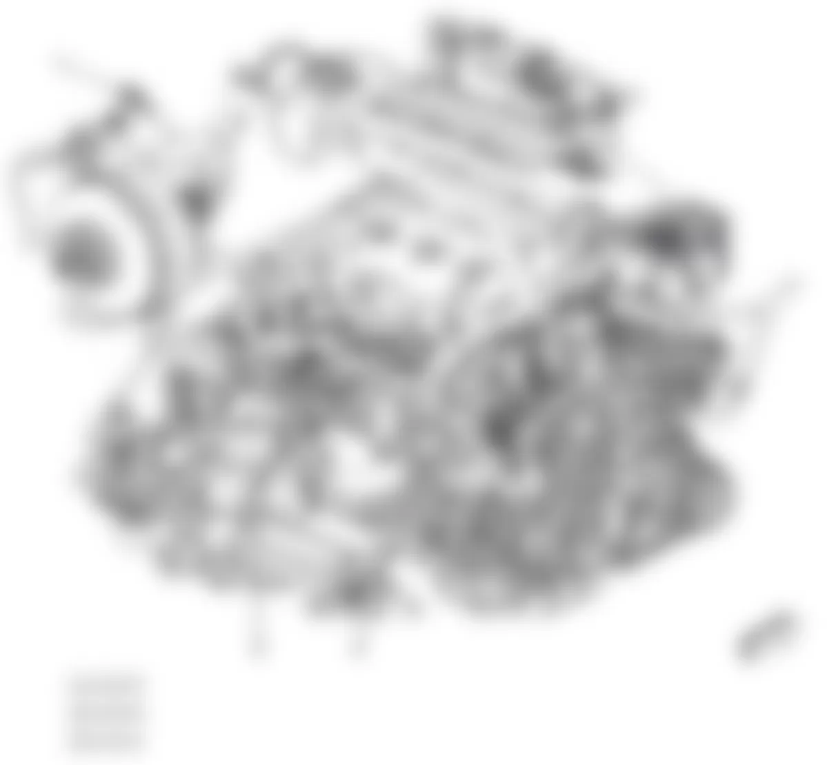 GMC Acadia SLE 2009 - Component Locations -  Right Side Of Engine