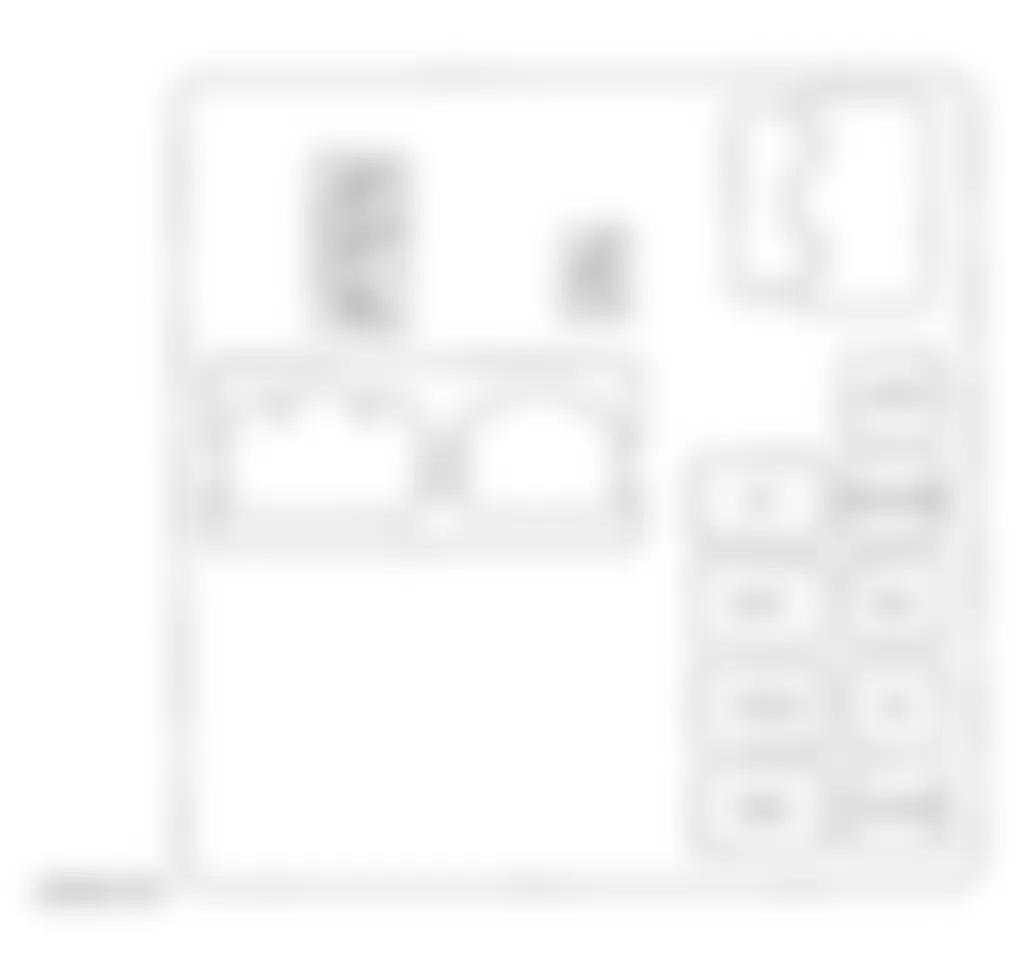 GMC Acadia SLT 2009 - Component Locations -  I/P Fuse Block