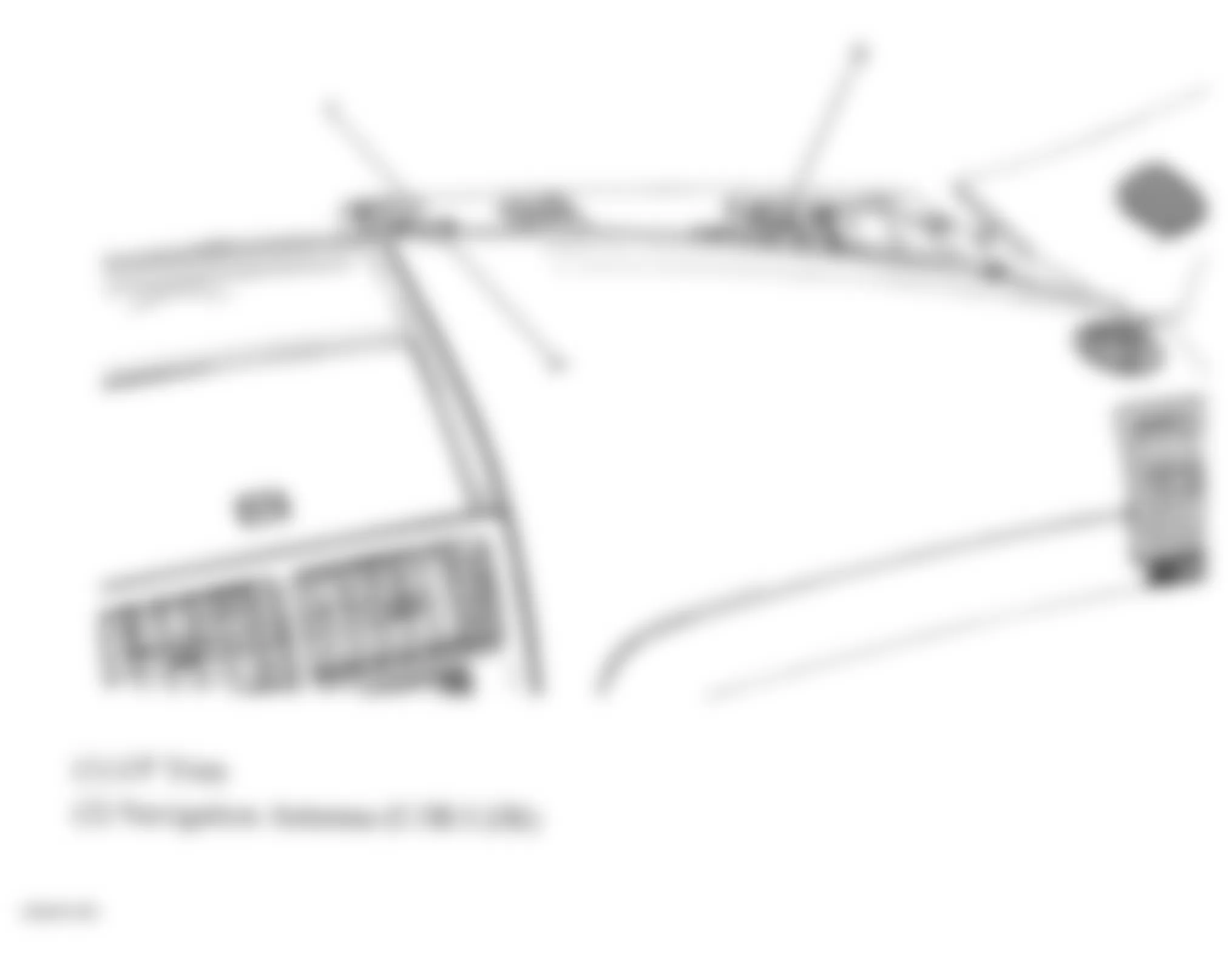 GMC Acadia SLT 2009 - Component Locations -  Behind Right Side Of Dash