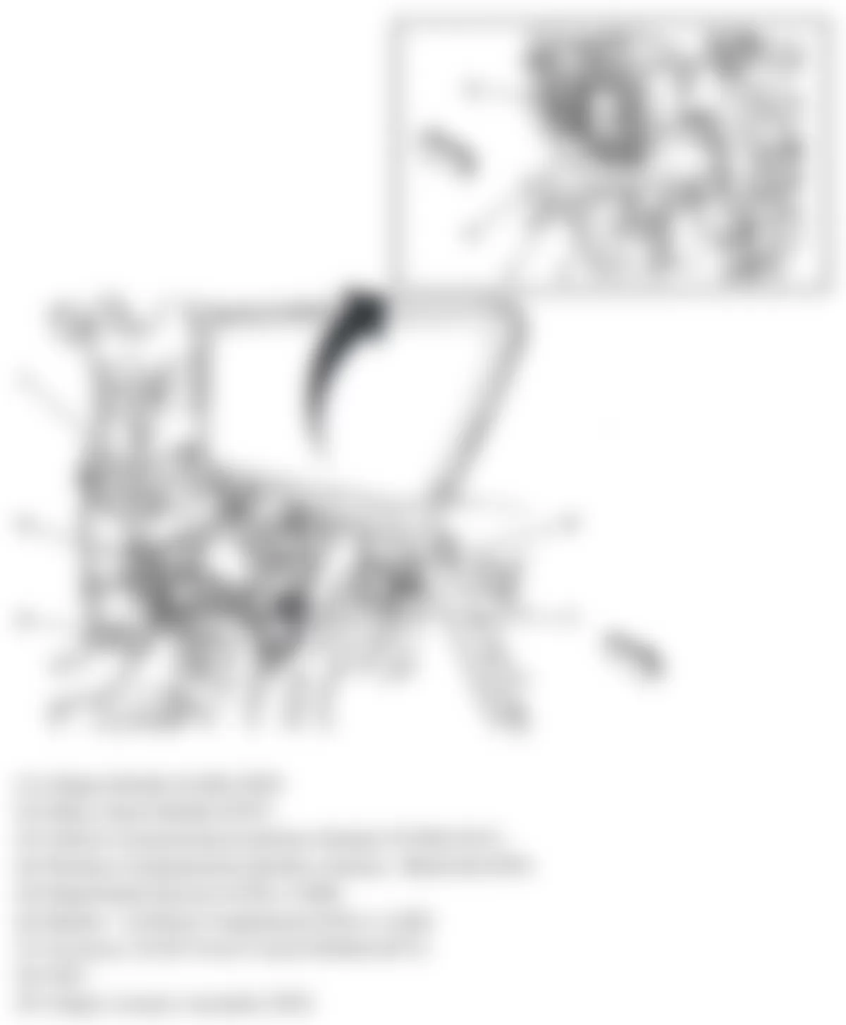 GMC Acadia SLT 2009 - Component Locations -  Left Rear Of Passenger Compartment