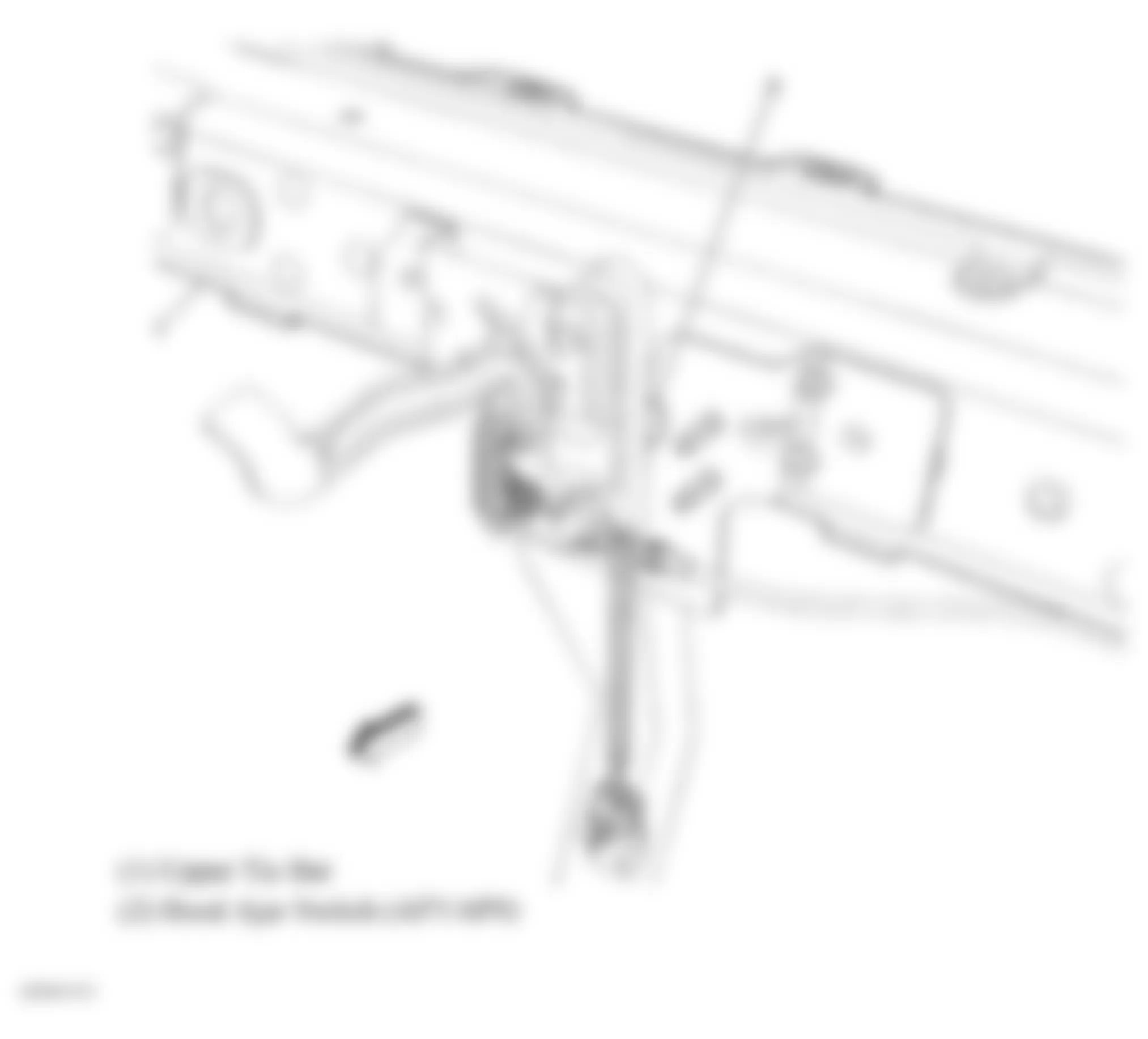 GMC Acadia SLT 2009 - Component Locations -  Front Of Engine Compartment