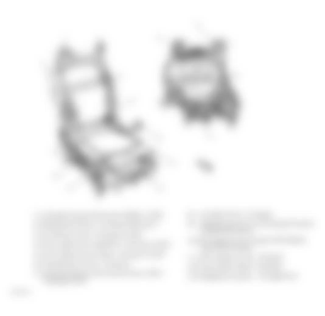 GMC Acadia SLT 2009 - Component Locations -  Front Passengers Seat