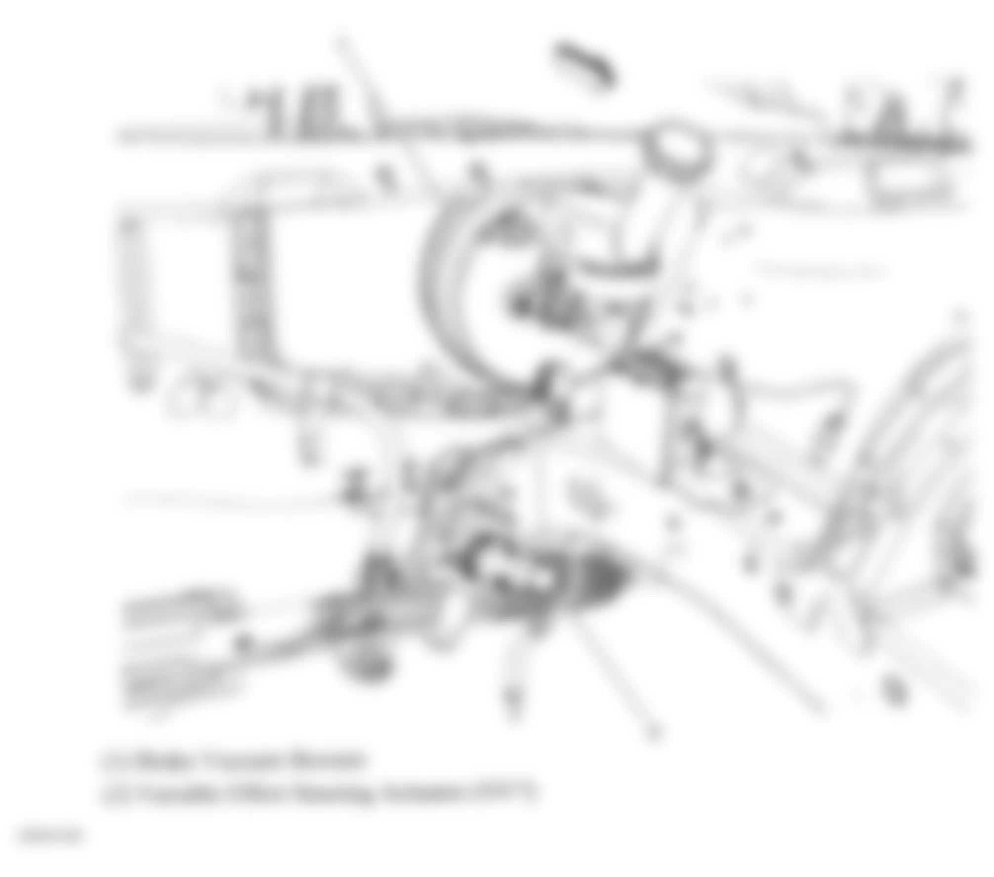 GMC Acadia SLT 2009 - Component Locations -  Left Rear Of Engine Compartment