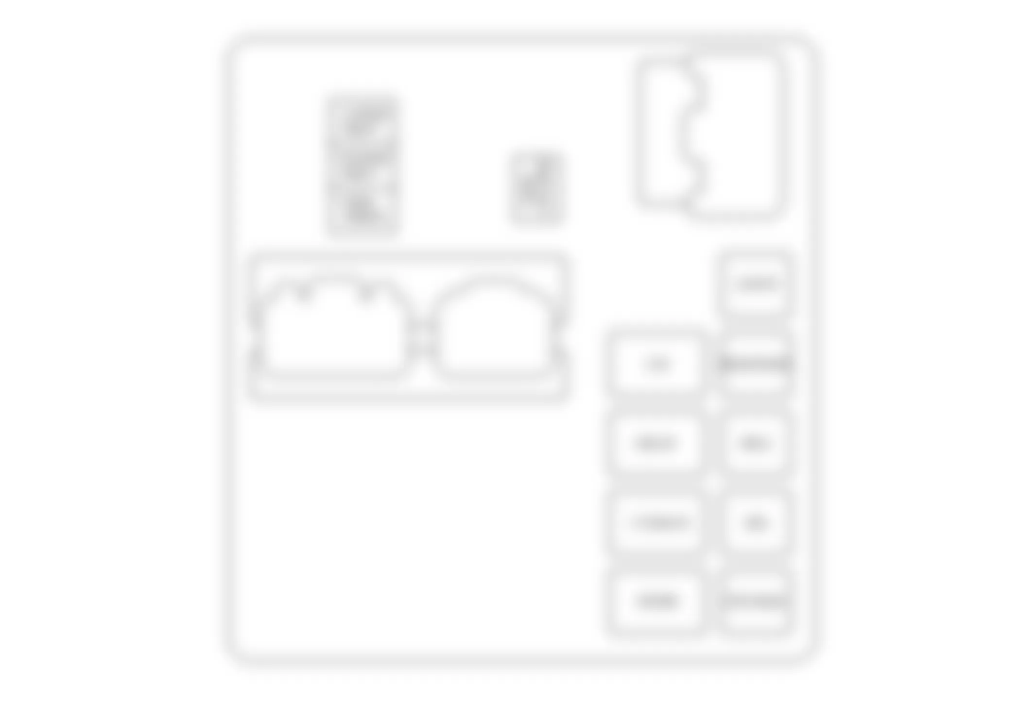 GMC Acadia SLT 2009 - Component Locations -  Identifying Top Instrument Panel Fuse Block