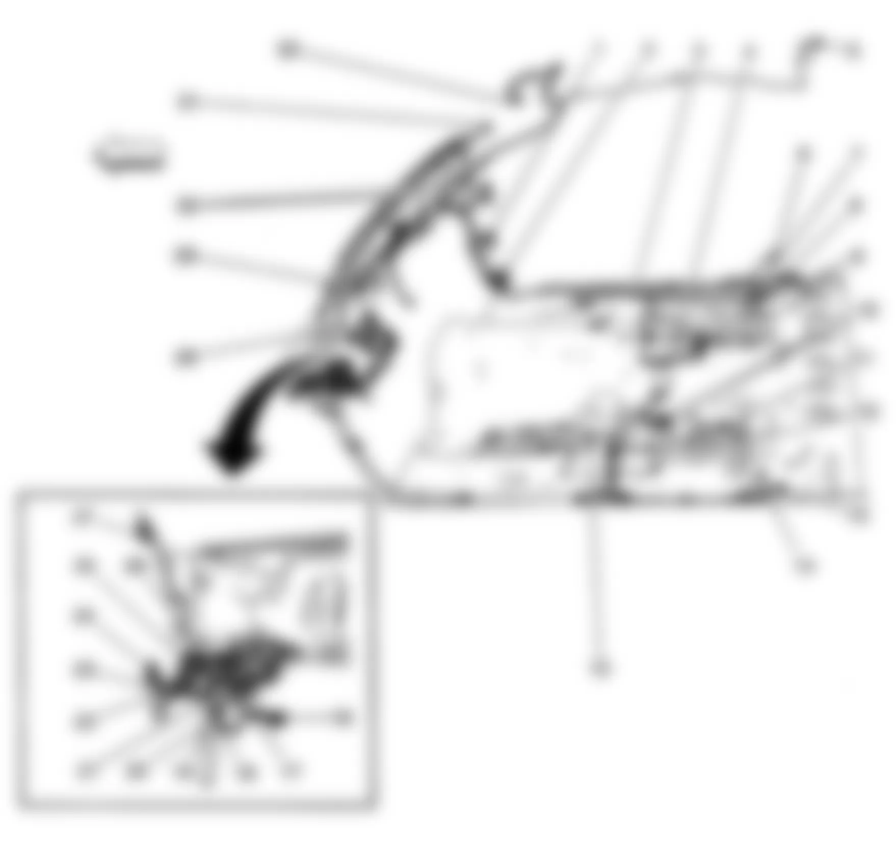 GMC Canyon 2009 - Component Locations -  Passenger Compartment (Regular Cab)