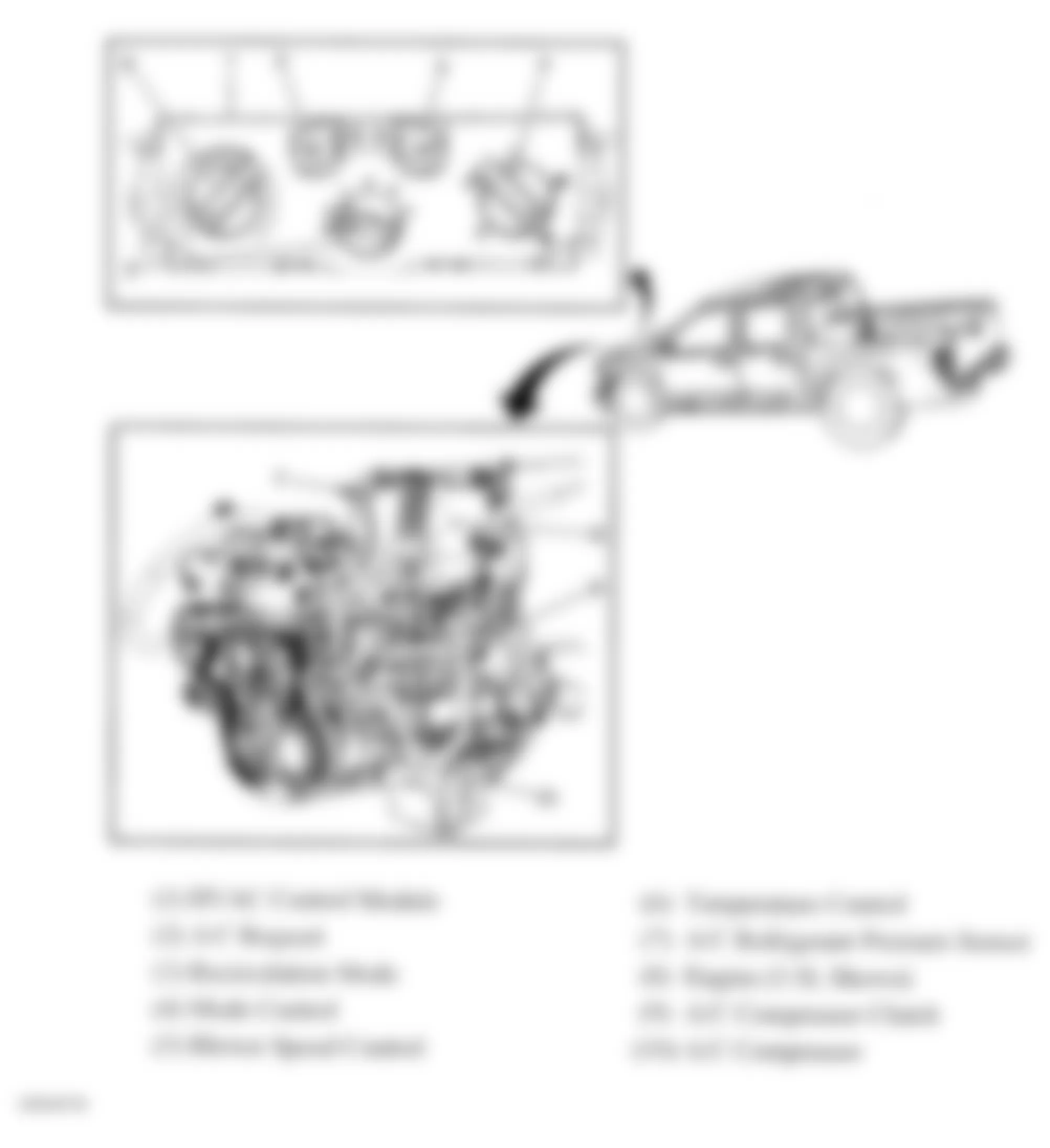 GMC Canyon 2009 - Component Locations -  HVAC Components