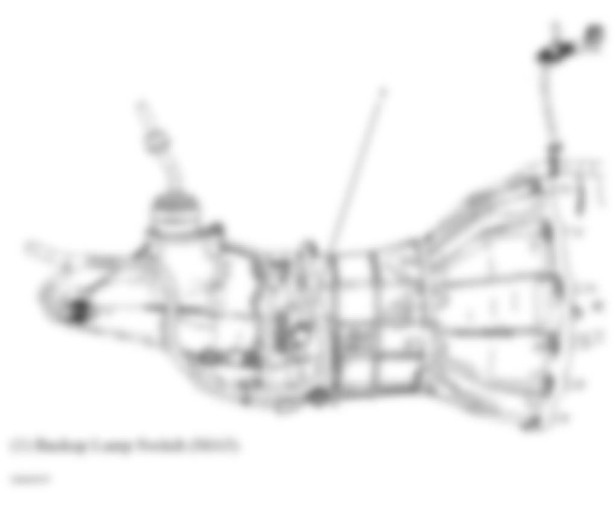 GMC Canyon 2009 - Component Locations -  Right Side Of Manual Transmission