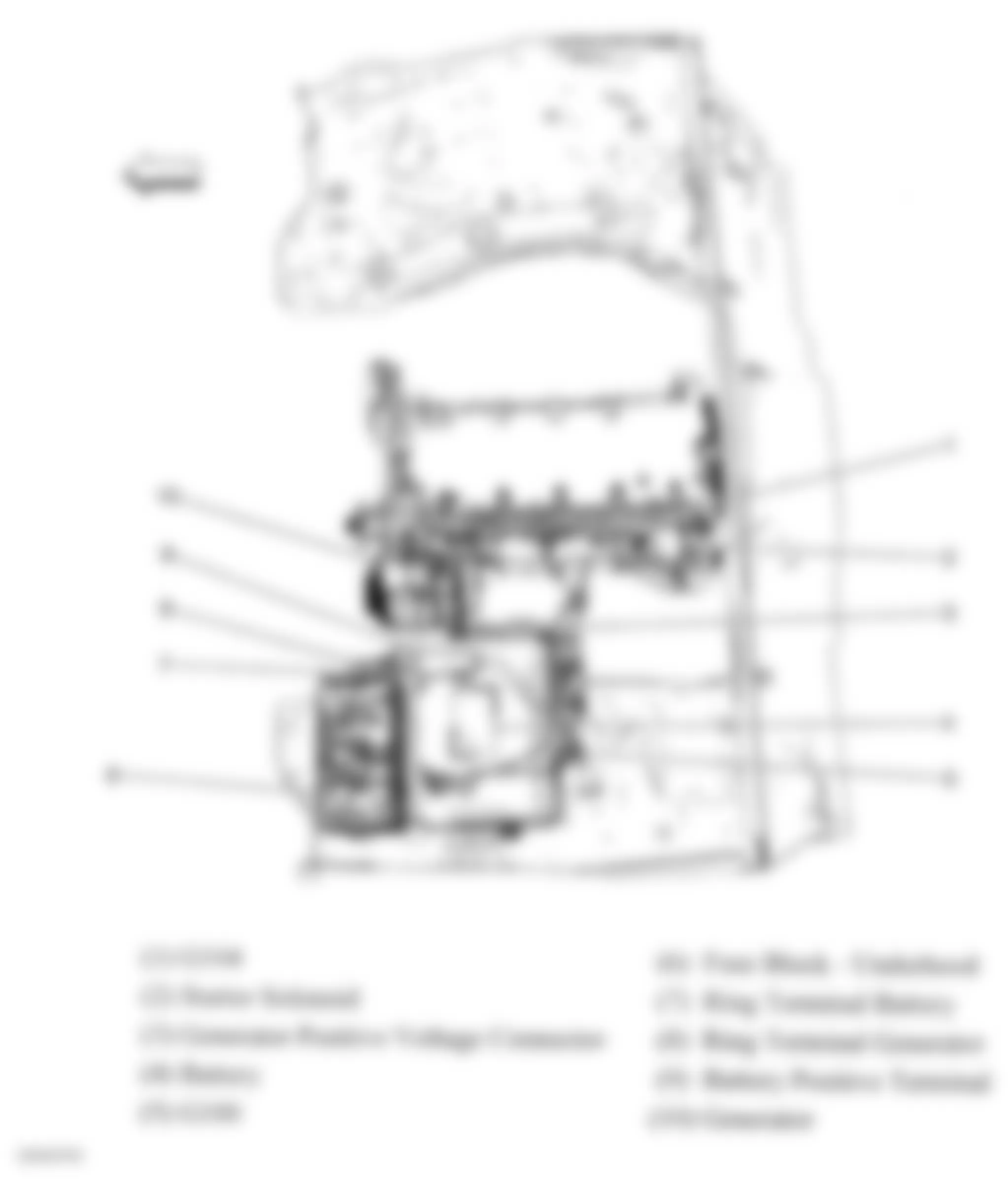 GMC Canyon 2009 - Component Locations -  Engine Electrical Components