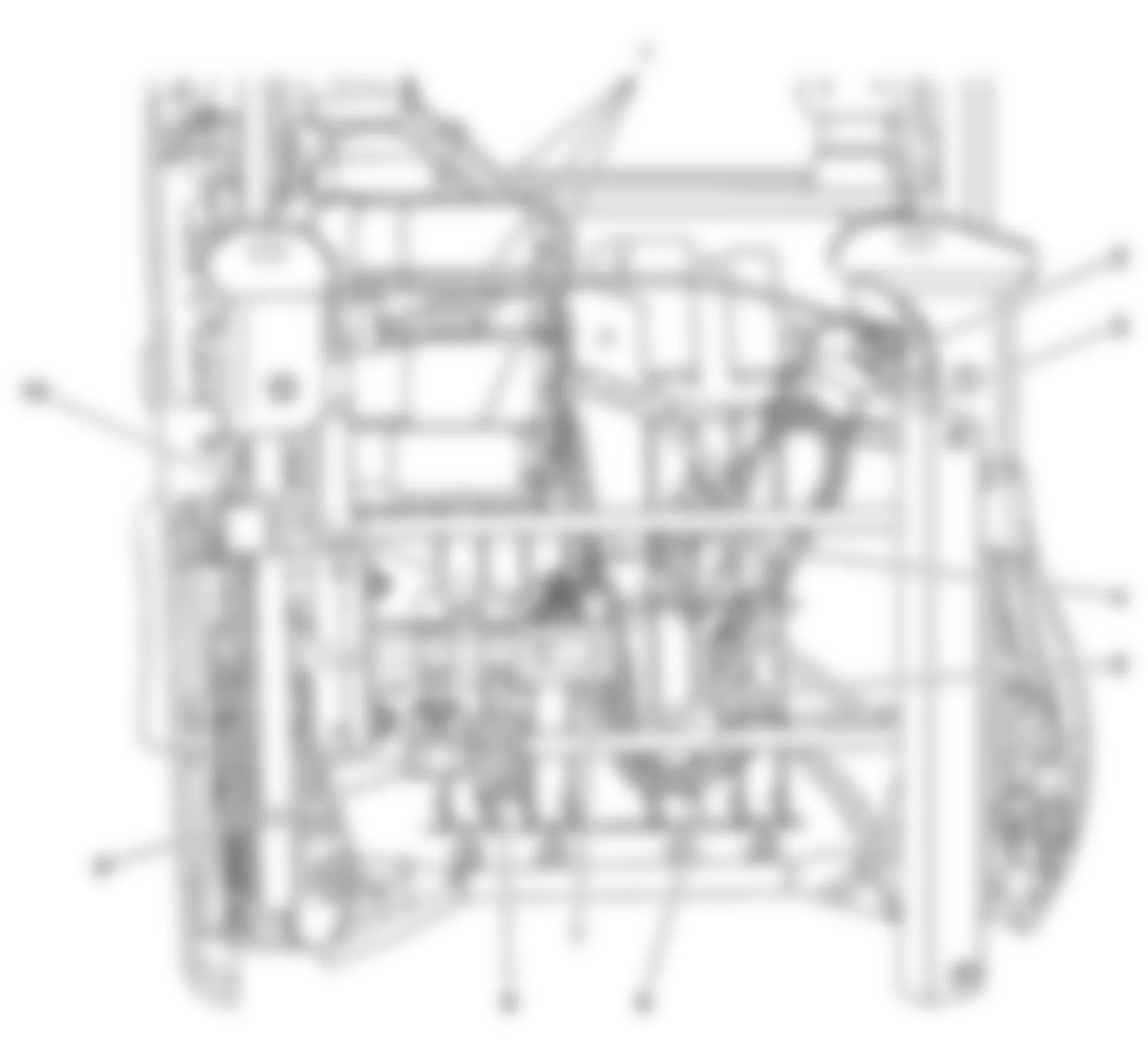 GMC Canyon 2009 - Component Locations -  Underside Of Passenger Seat