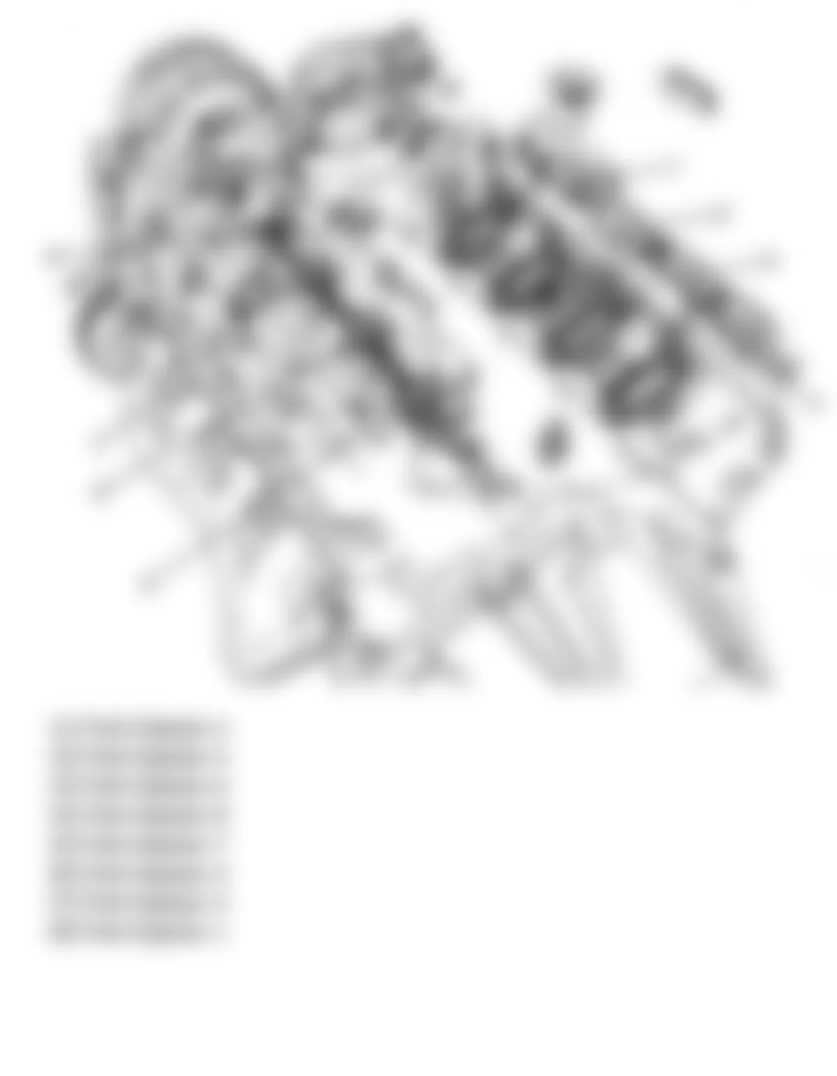 GMC Canyon 2009 - Component Locations -  Top Of Engine