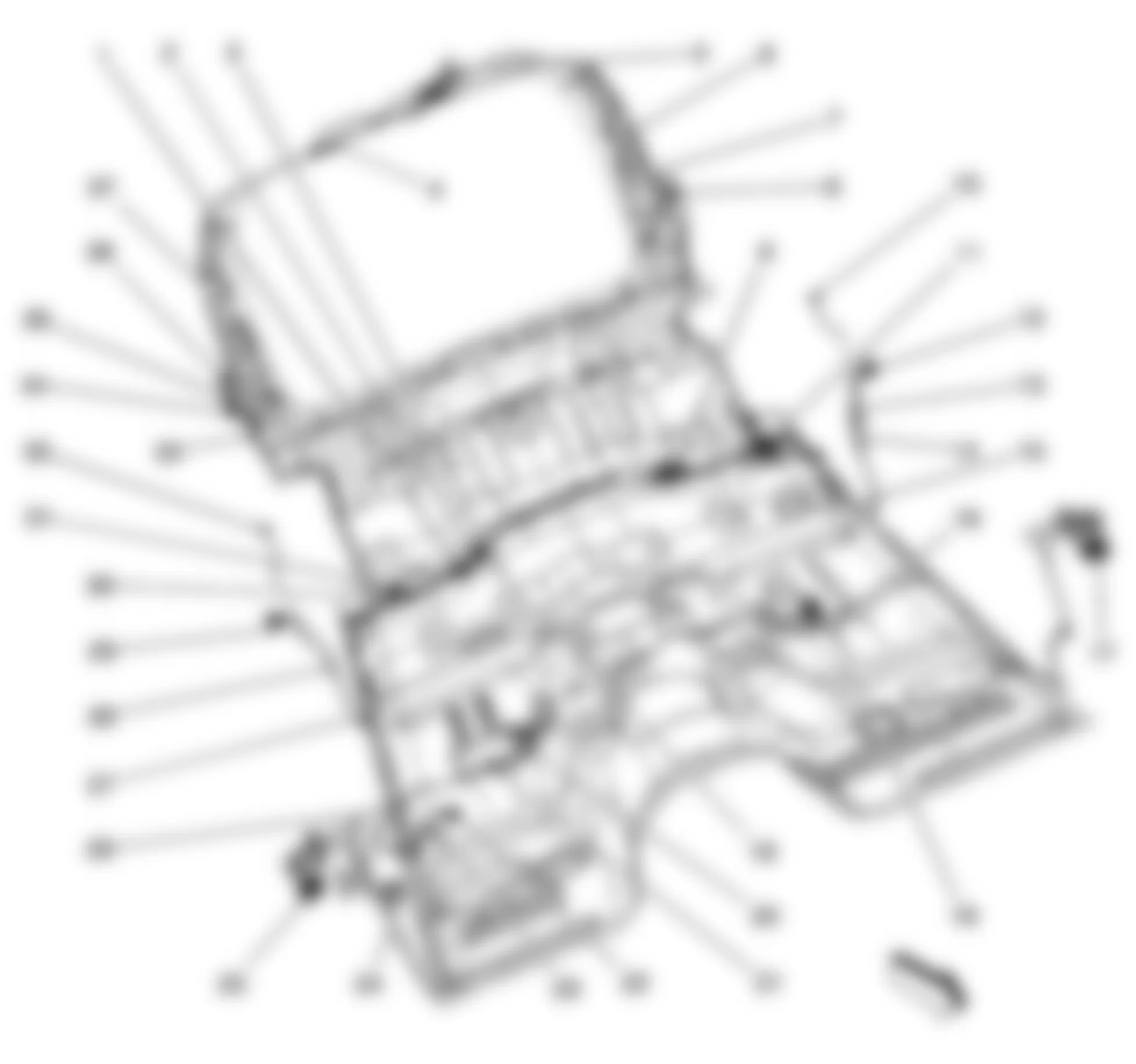 GMC Envoy 2009 - Component Locations -  Passenger Compartment