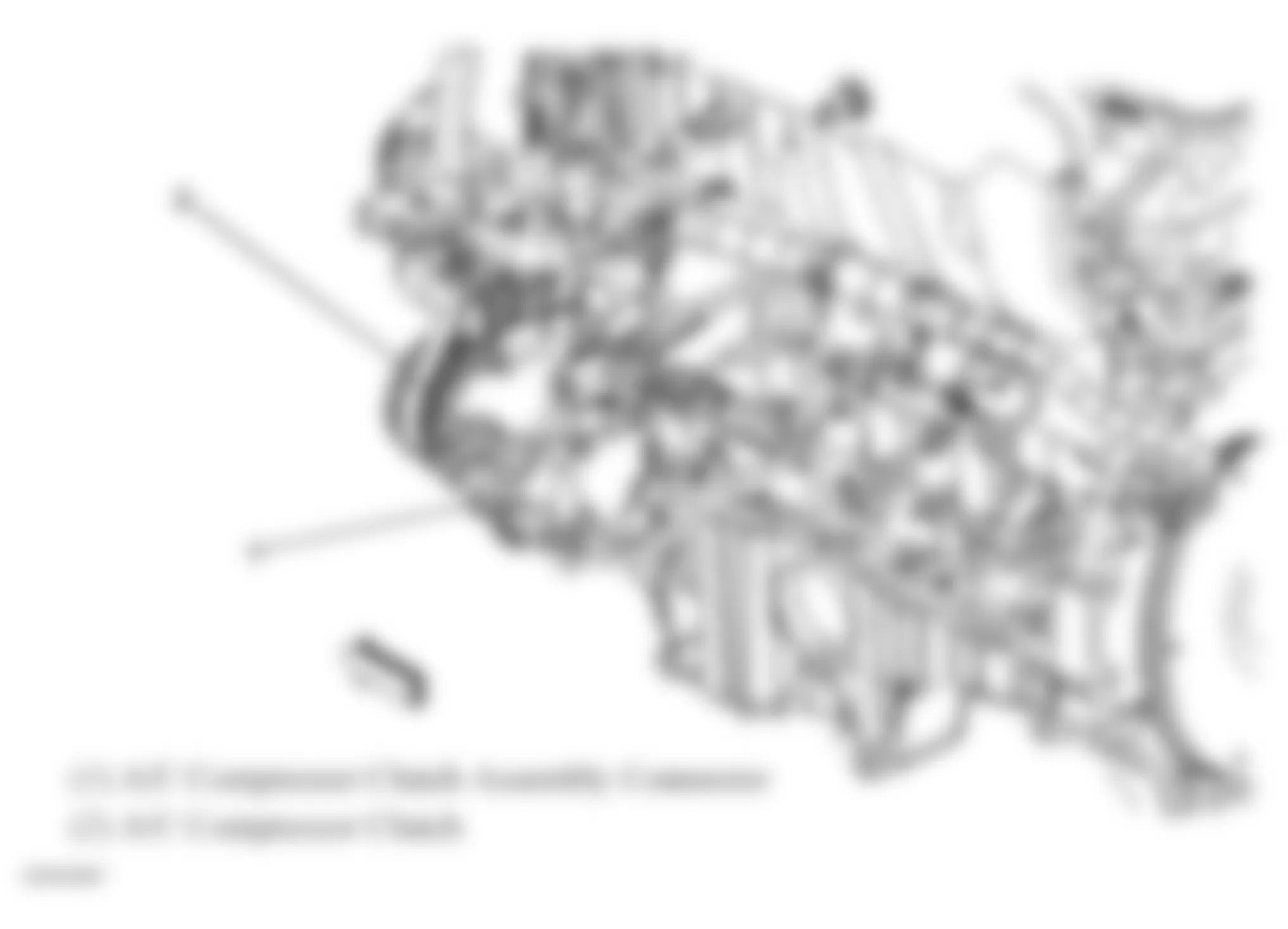 GMC Envoy 2009 - Component Locations -  Lower Left Side Of Engine (4.2L)