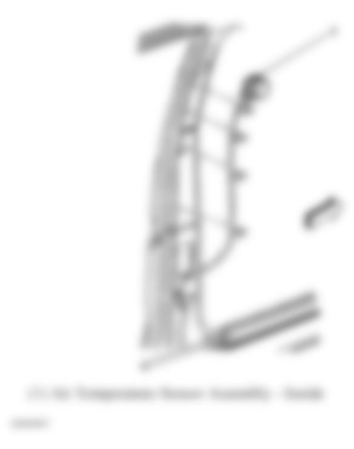 GMC Envoy 2009 - Component Locations -  Left B Pillar