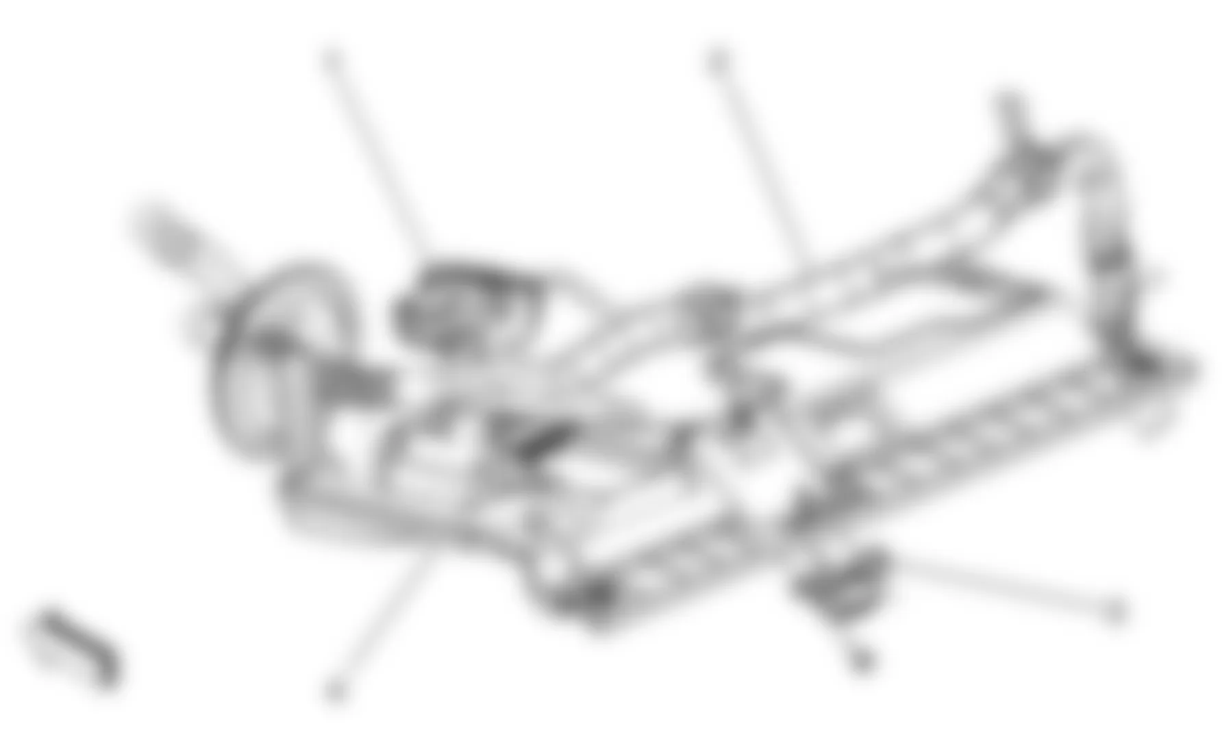 GMC Envoy 2009 - Component Locations -  Lower Left Side Of Dash