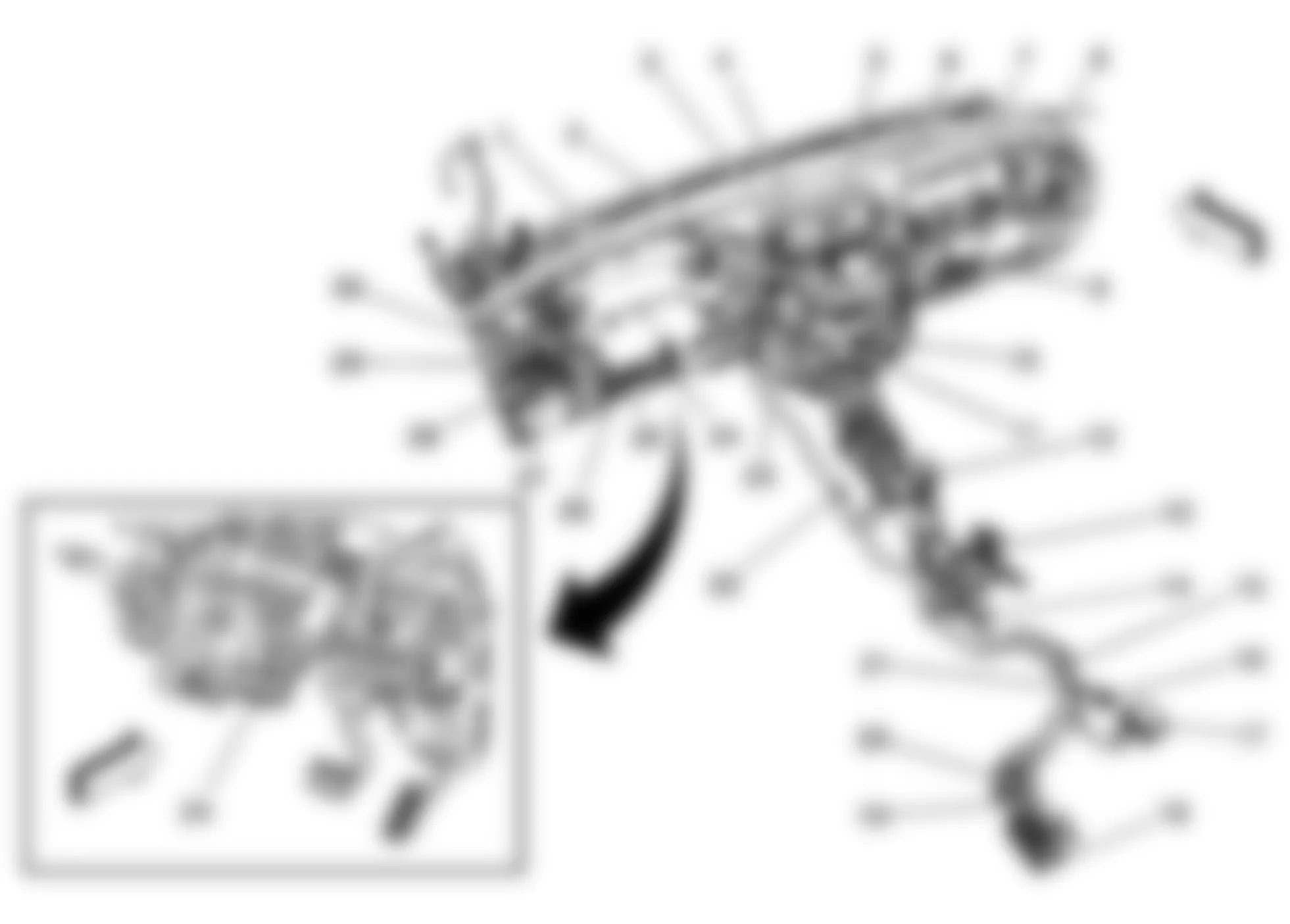 GMC Envoy 2009 - Component Locations -  Front Of Dash