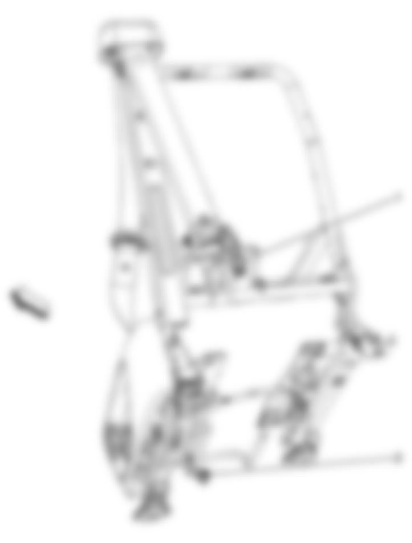 GMC Envoy 2009 - Component Locations -  Behind Drivers Seat