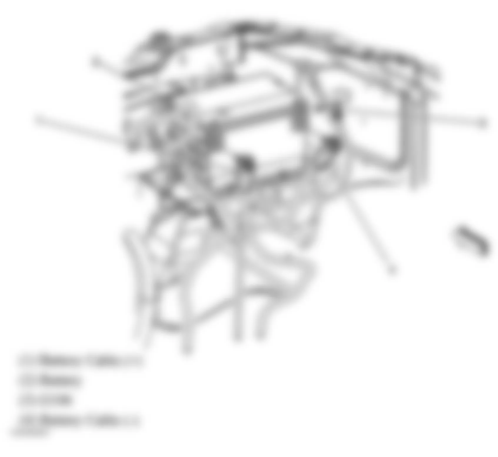 GMC Savana H1500 2009 - Component Locations -  Right Front Of Engine Compartment