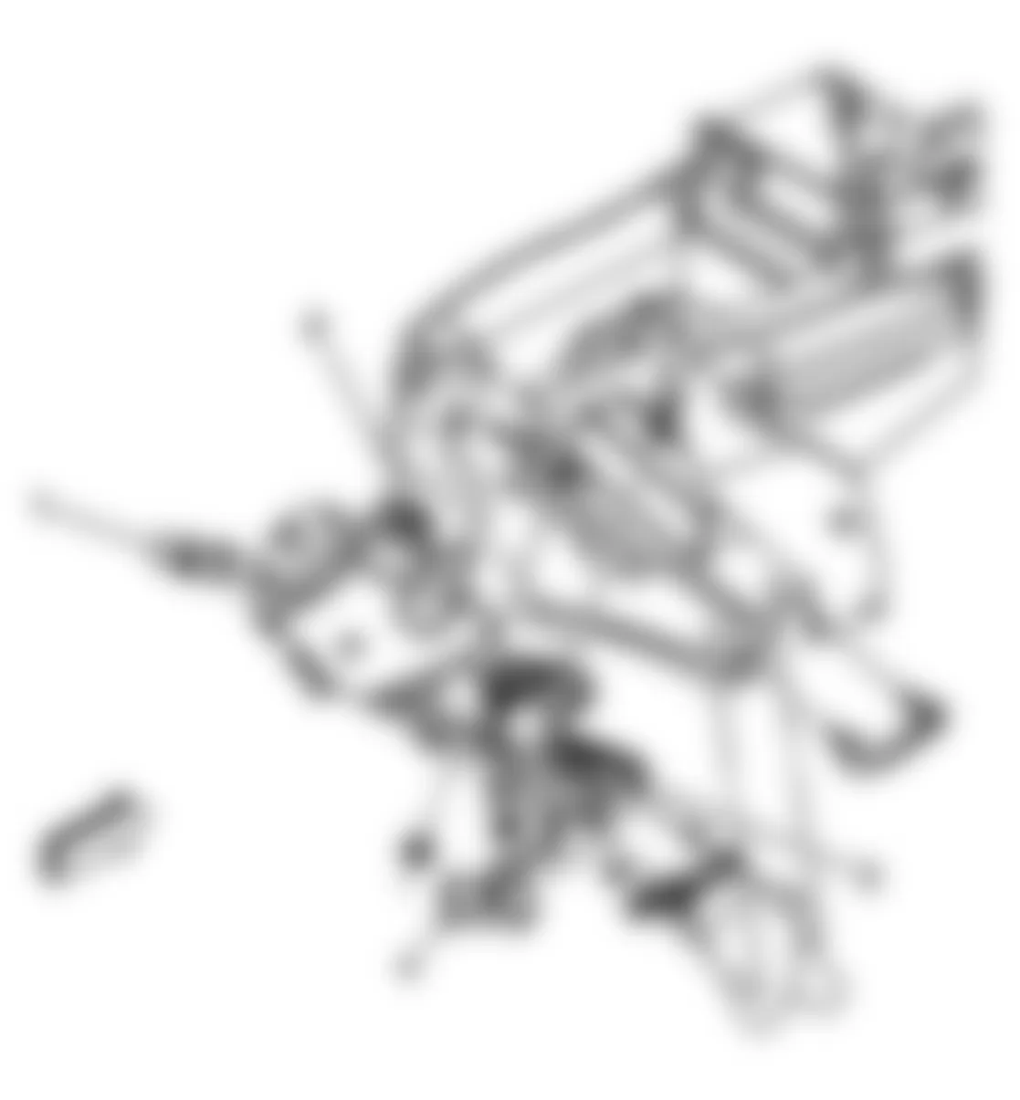 GMC Savana H1500 2009 - Component Locations -  Steering Column