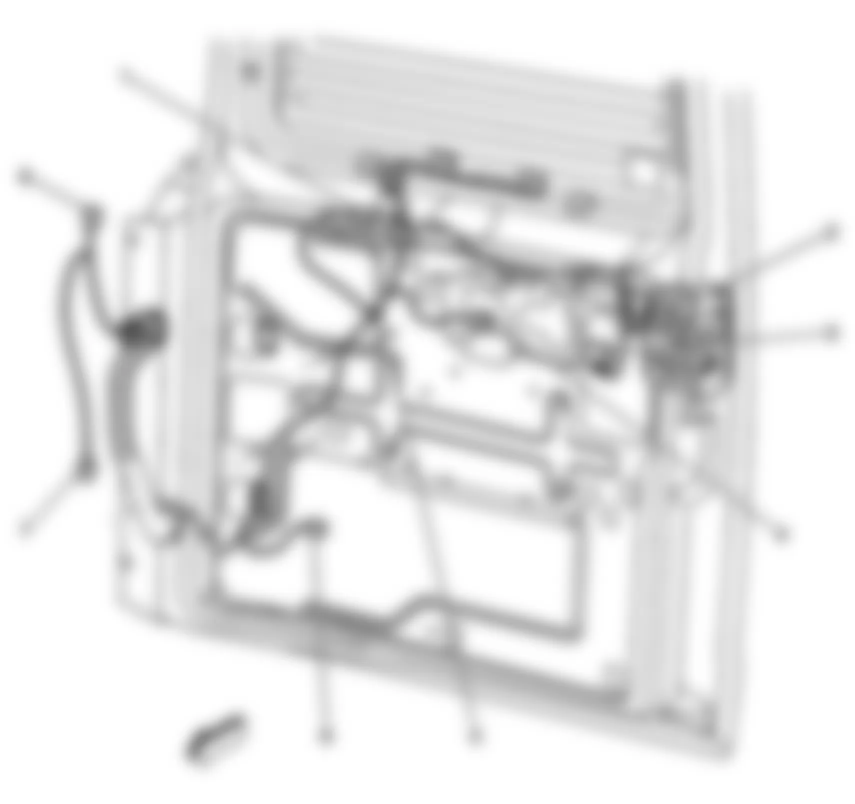 GMC Savana H1500 2009 - Component Locations -  Right Rear Door (Passenger/Cargo)