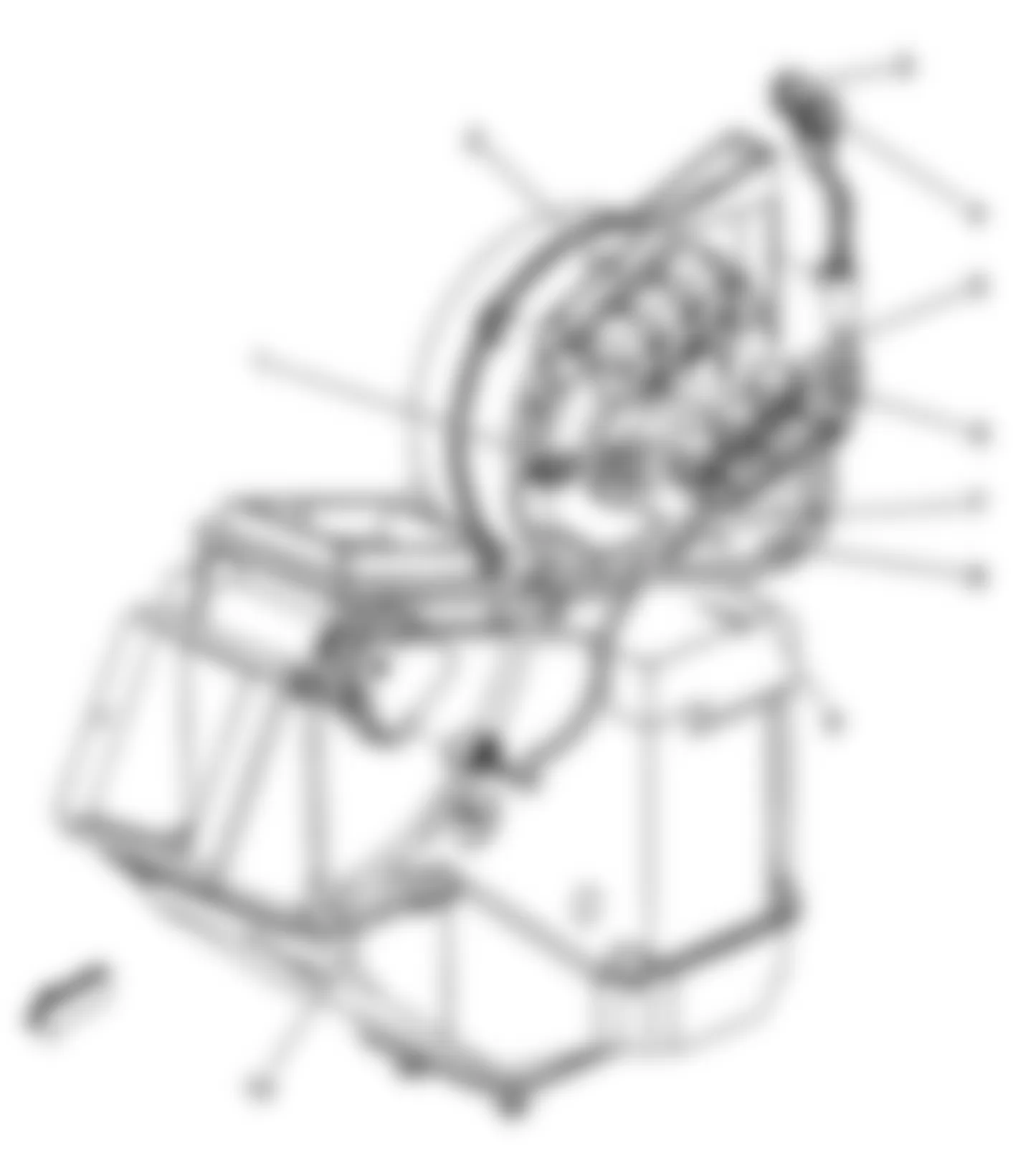 GMC Savana H1500 2009 - Component Locations -  Rear Of Auxiliary Heater & A/C