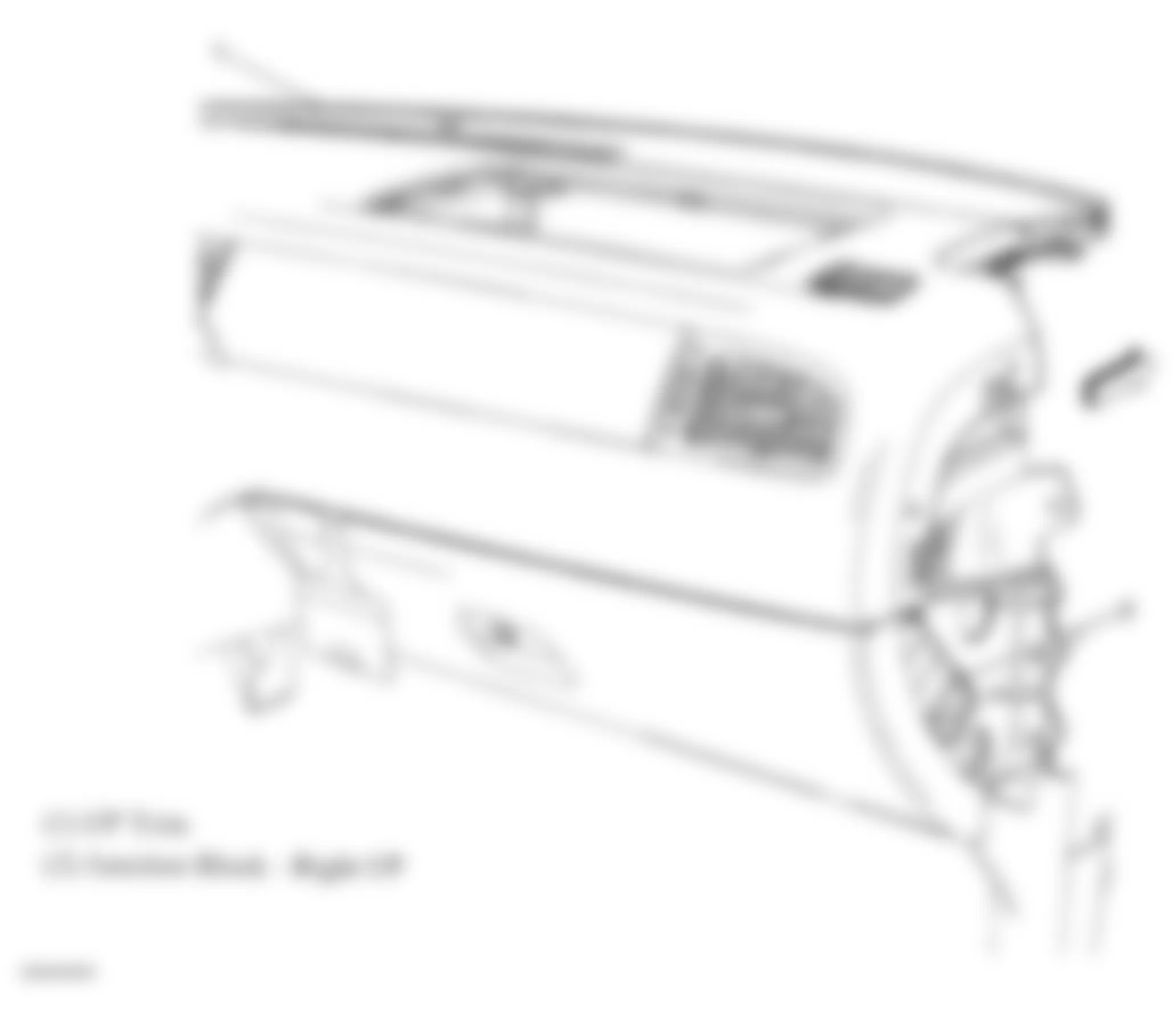 GMC Sierra 1500 2009 - Component Locations -  Right Side Of Dash