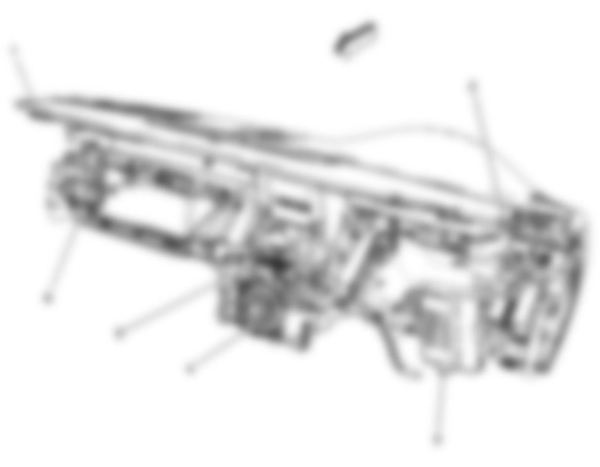 GMC Sierra 1500 2009 - Component Locations -  Behind Dash