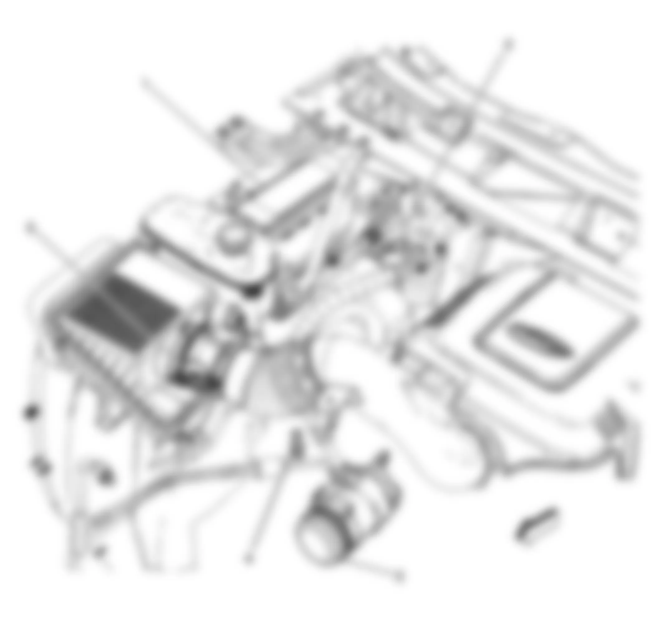 GMC Sierra 2500 HD 2009 - Component Locations -  Engine Compartment (4.8L, 5.3L, 6.0L & 6.2L)