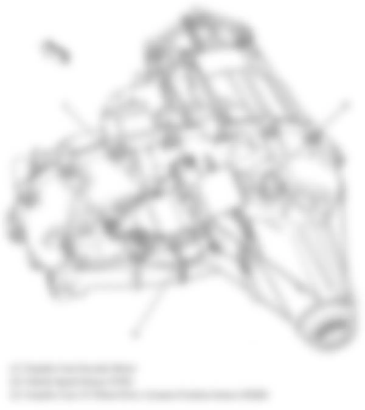 GMC Sierra 2500 HD 2009 - Component Locations -  Transfer Case (NQH)