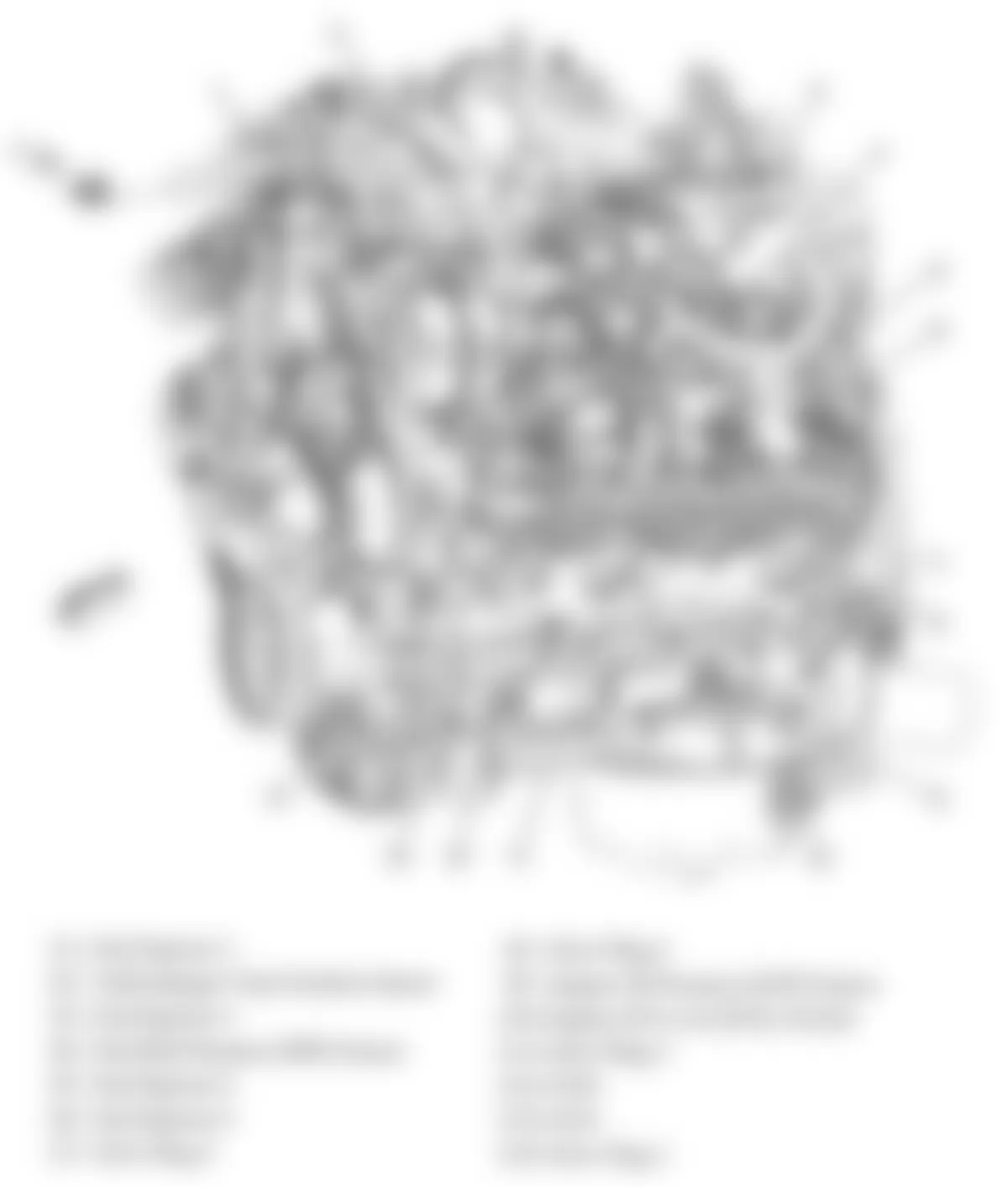 GMC Sierra 2500 HD 2009 - Component Locations -  Left Side Of Engine (Diesel)
