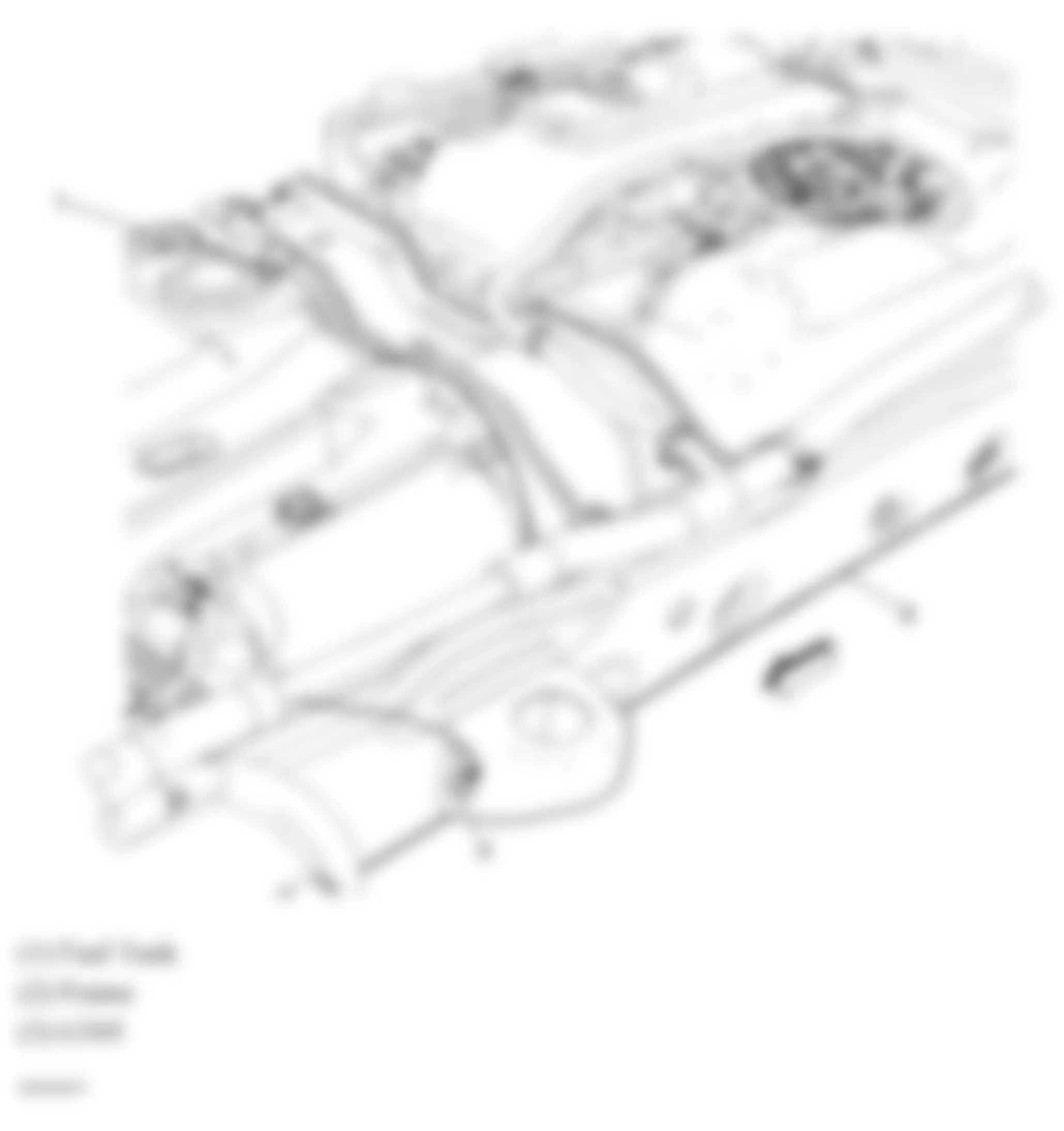 GMC Yukon Hybrid 2009 - Component Locations -  Rear Chassis