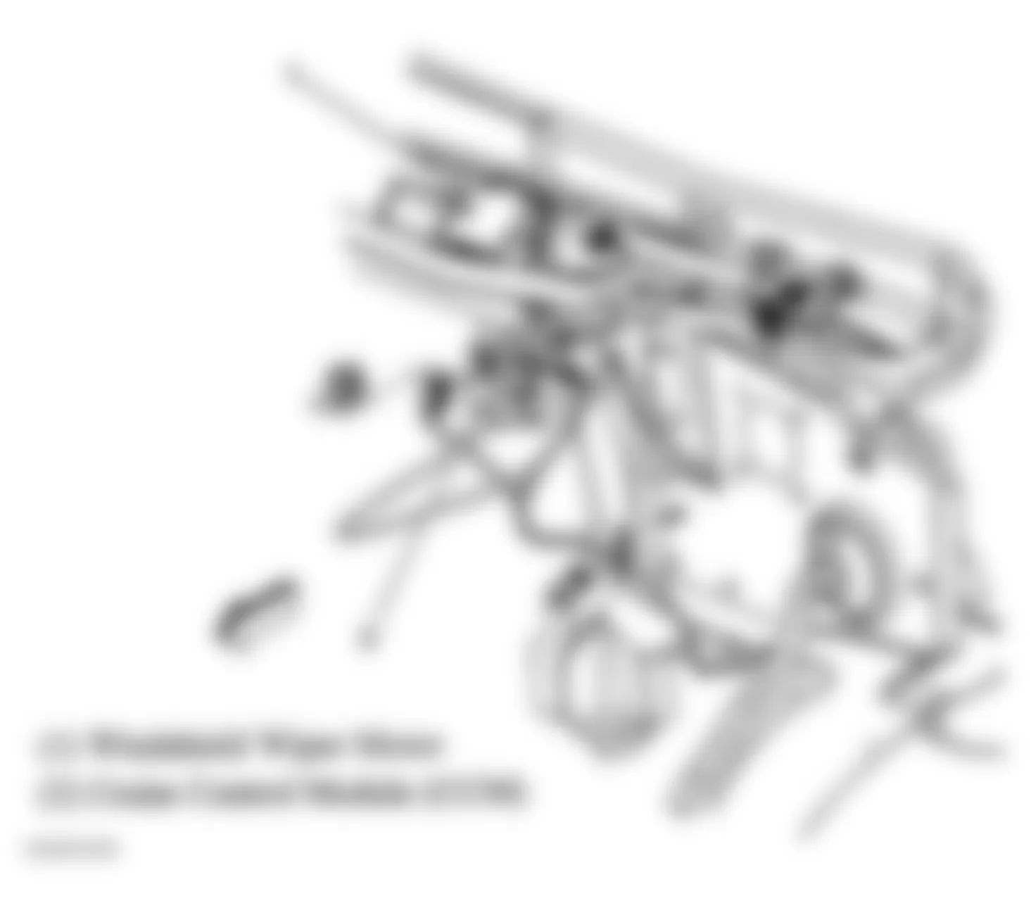 GMC Savana G1500 2010 - Component Locations -  Left Rear Of Engine Compartment