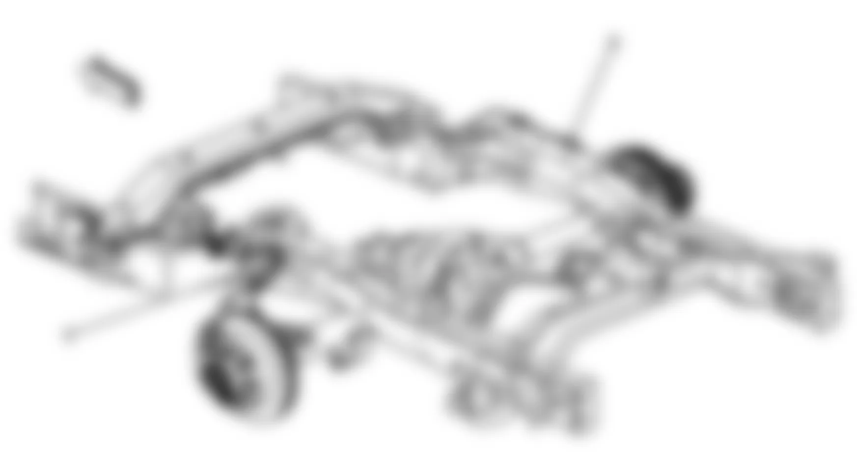 GMC Savana G1500 2010 - Component Locations -  Rear Frame (W/JL4)