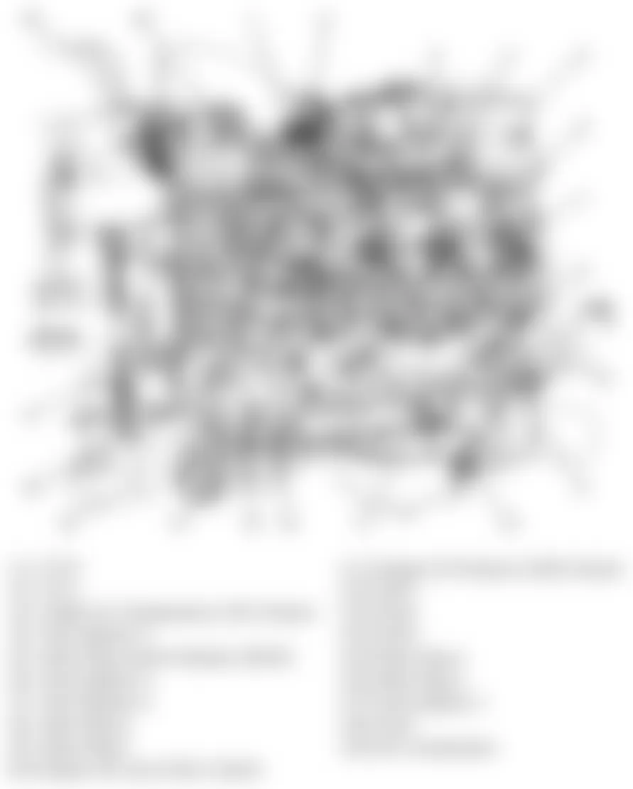 GMC Savana G1500 2010 - Component Locations -  Left Side Of Engine (6.6L)