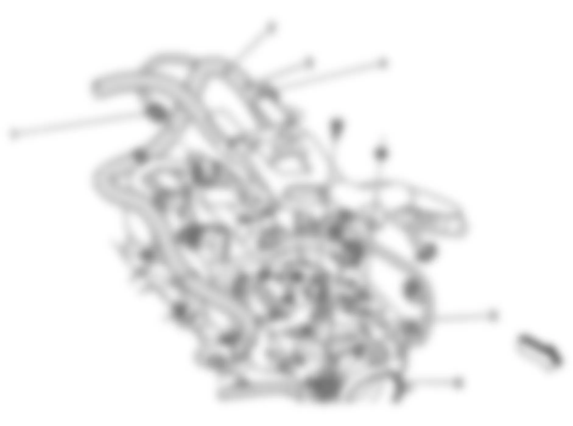 GMC Savana G1500 2010 - Component Locations -  Top Of Engine (4.8L, 5.3L & 6.0L)