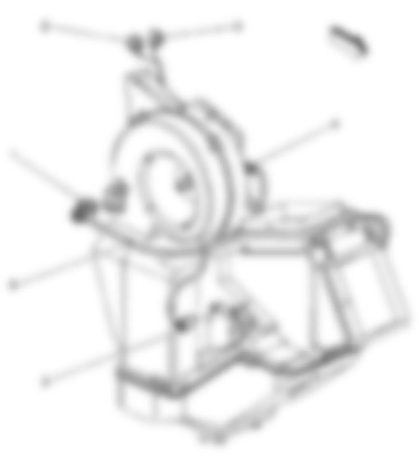 GMC Savana G1500 2010 - Component Locations -  Front Of Auxiliary Heater & A/C