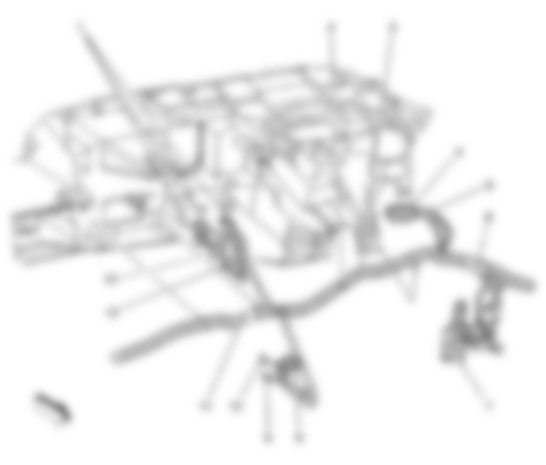 GMC Savana G1500 2010 - Component Locations -  Center Of Dash