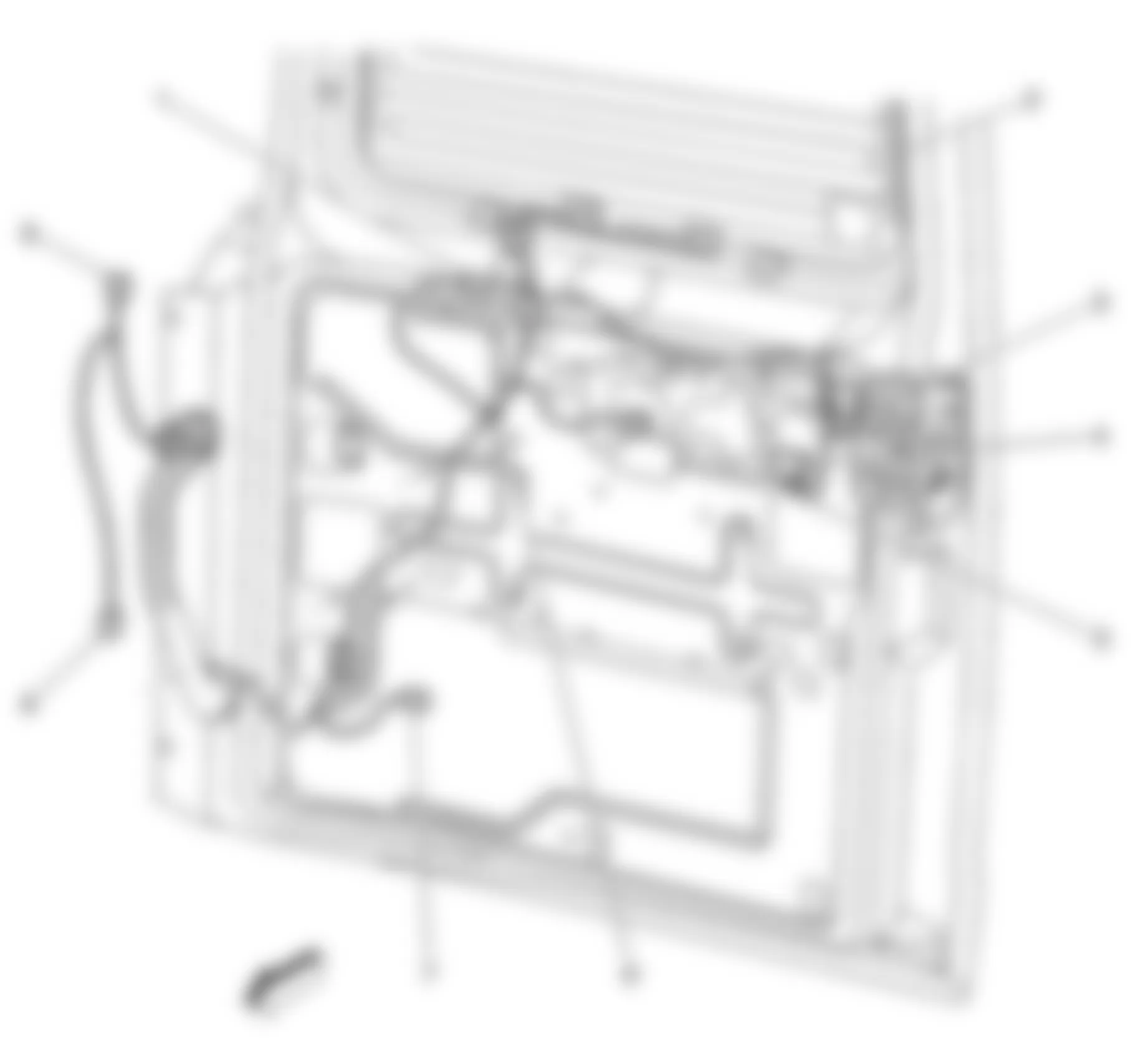 GMC Savana G1500 2010 - Component Locations -  Right Rear Cargo Door