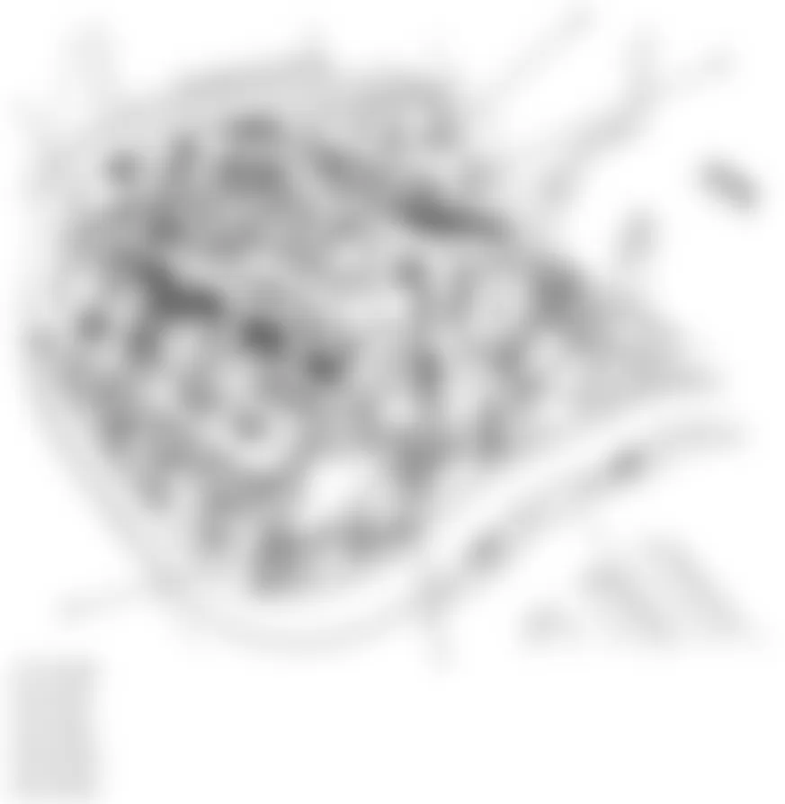 GMC Savana G1500 2010 - Component Locations -  Rear Of Engine (4.8L, 5.3L & 6.0L)