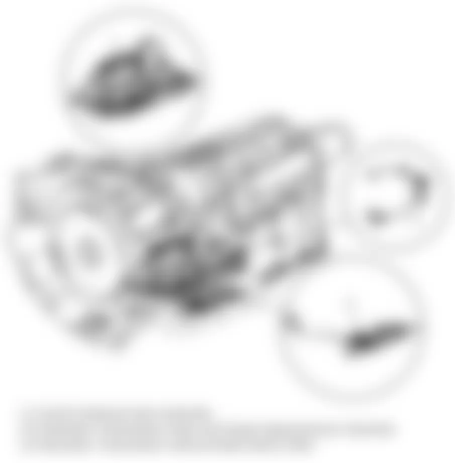 GMC Savana G1500 2010 - Component Locations -  Automatic Transmission (6L90)