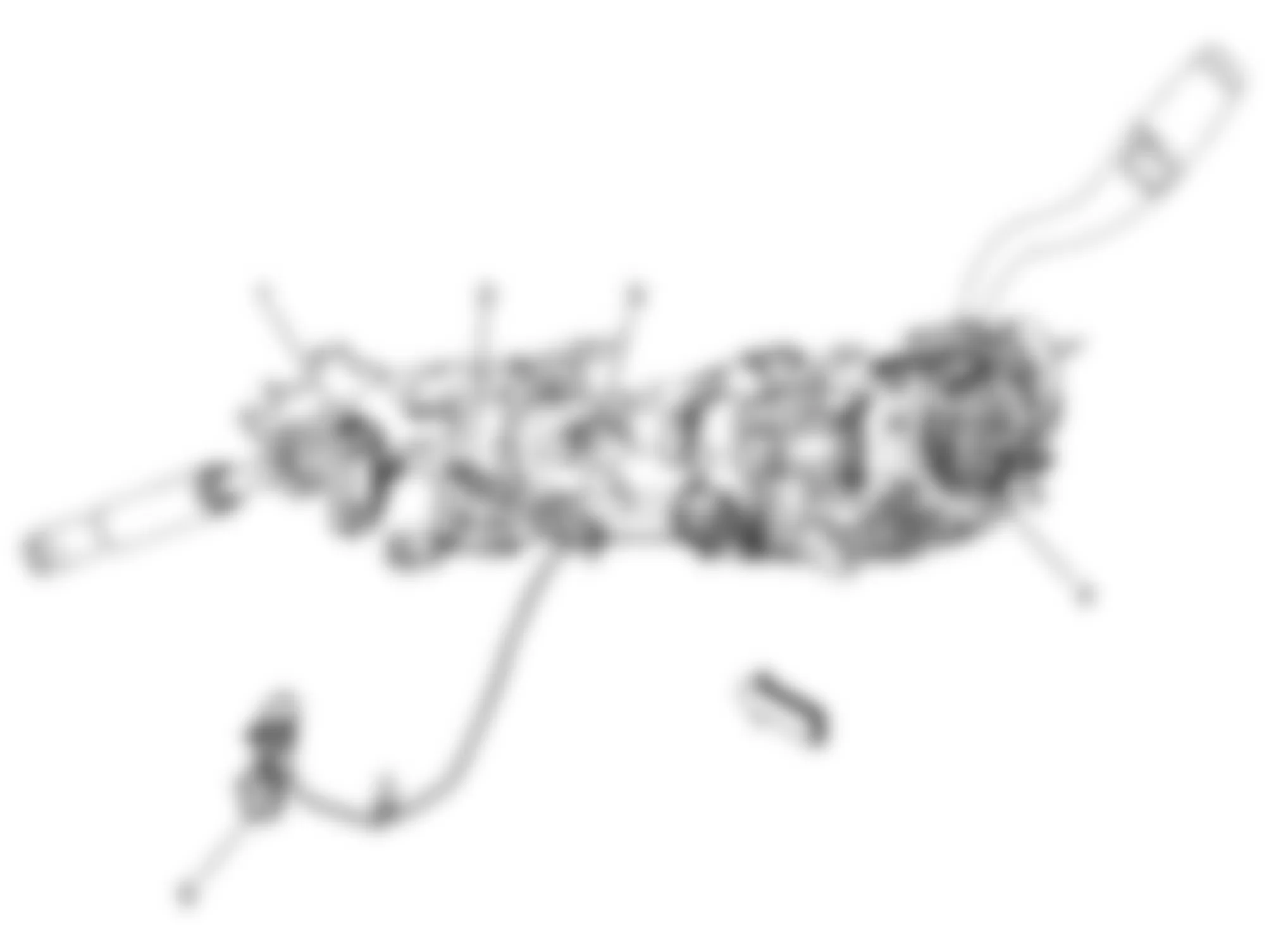 GMC Sierra 1500 2010 - Component Locations -  Steering Column