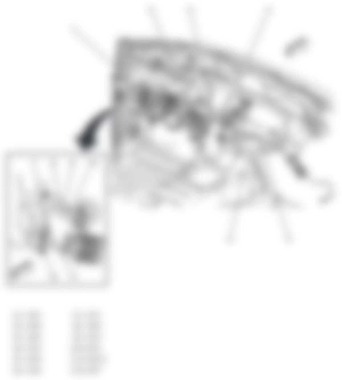 GMC Sierra 1500 2010 - Component Locations -  Dash (Hybrid)