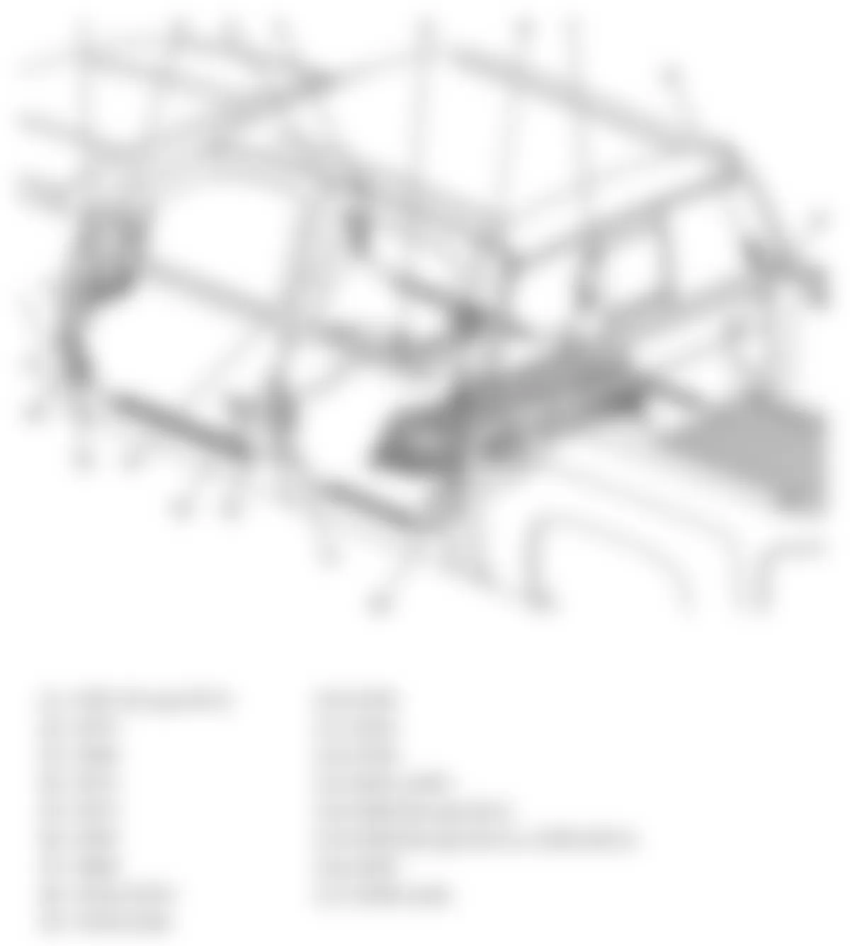 GMC Sierra 1500 2010 - Component Locations -  Crew Cab (Hybrid)