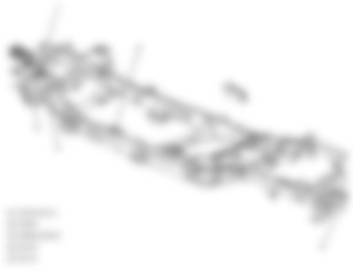 GMC Sierra 1500 2010 - Component Locations -  Chassis (Hybrid)