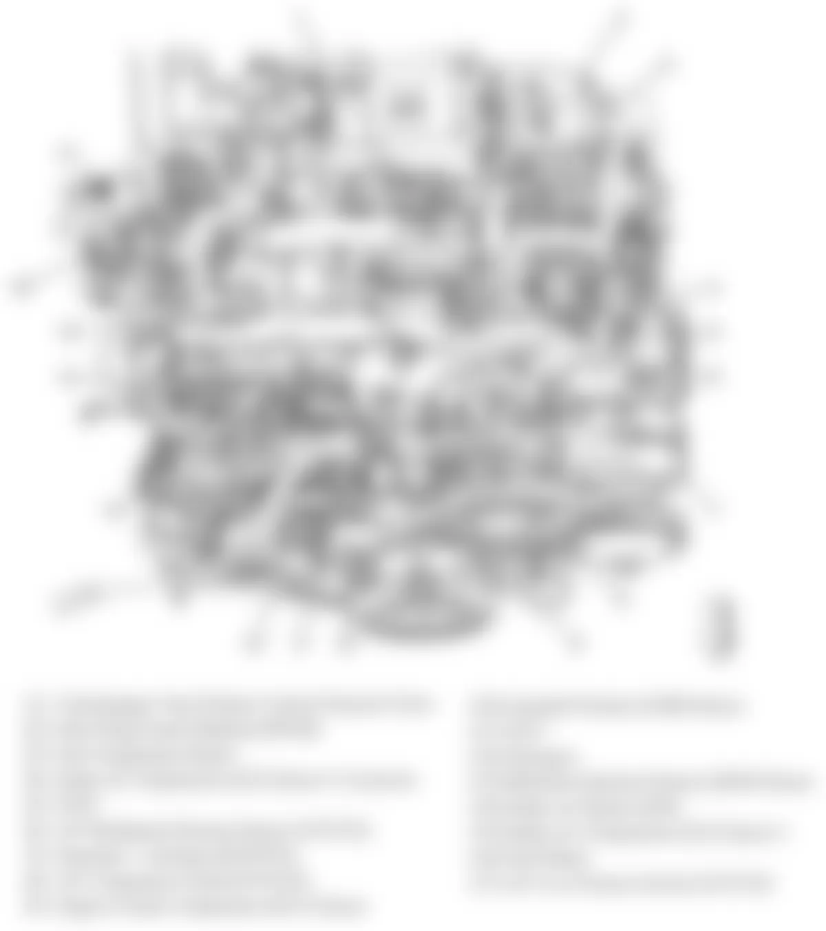 GMC Sierra 2500 HD 2010 - Component Locations -  Top Of Engine (Diesel)