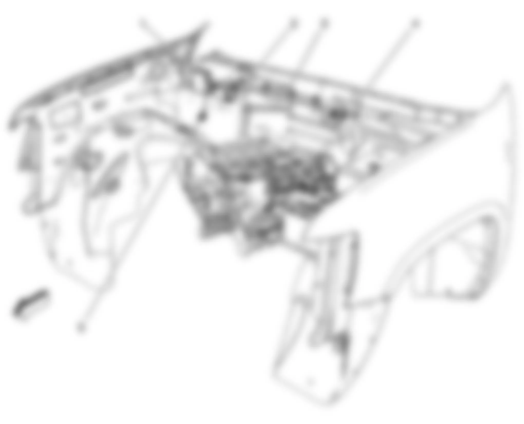 GMC Sierra 2500 HD 2010 - Component Locations -  Engine Compartment