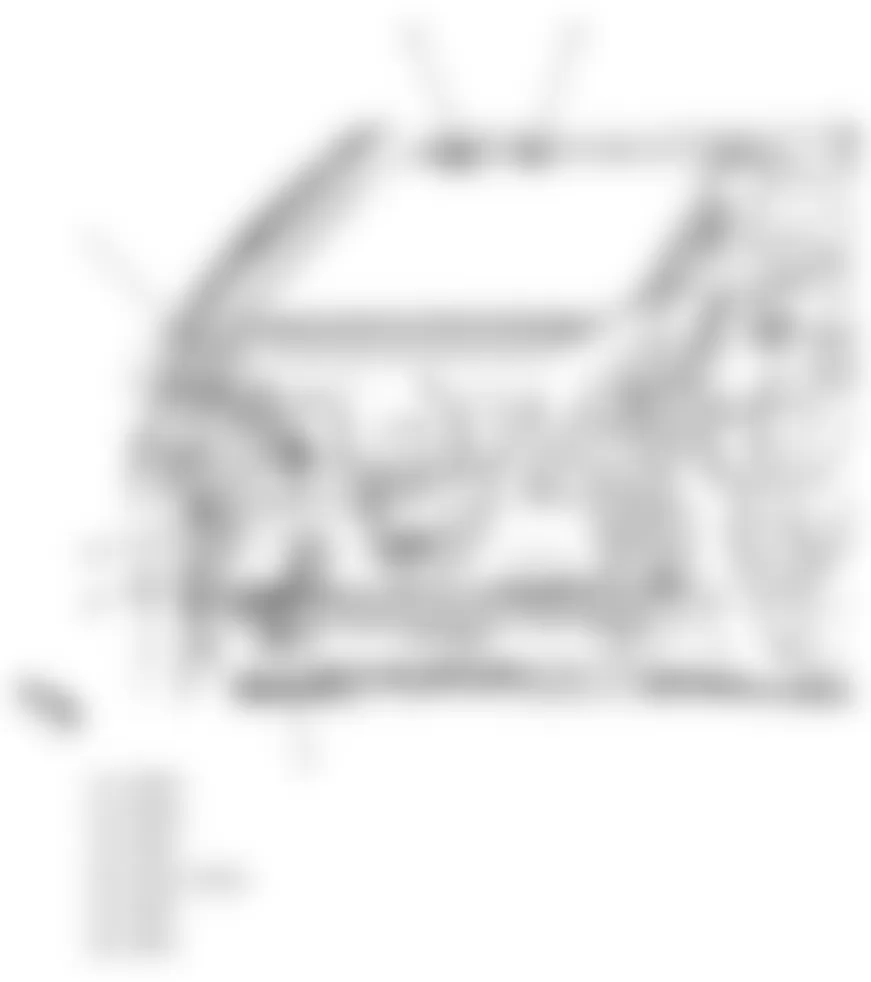 GMC Terrain SLE 2010 - Component Locations -  Rear Body Frame
